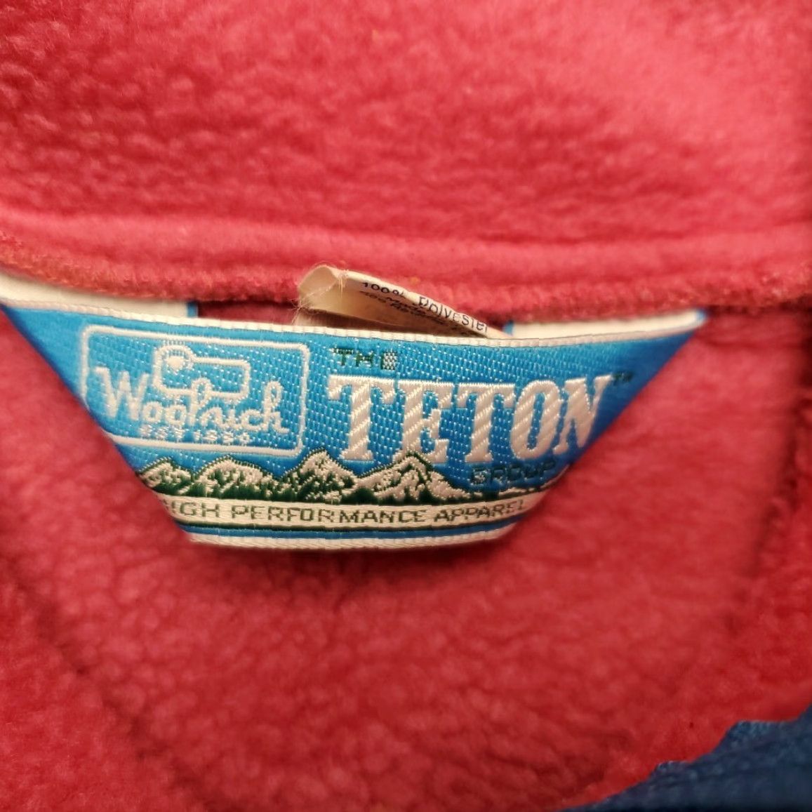 Vintage VTG Woolrich Teton Sweater Womens L Pink 1/2 Zip Pullover Fleece Woolrich USA Size L / US 10 / IT 46 - 5 Thumbnail