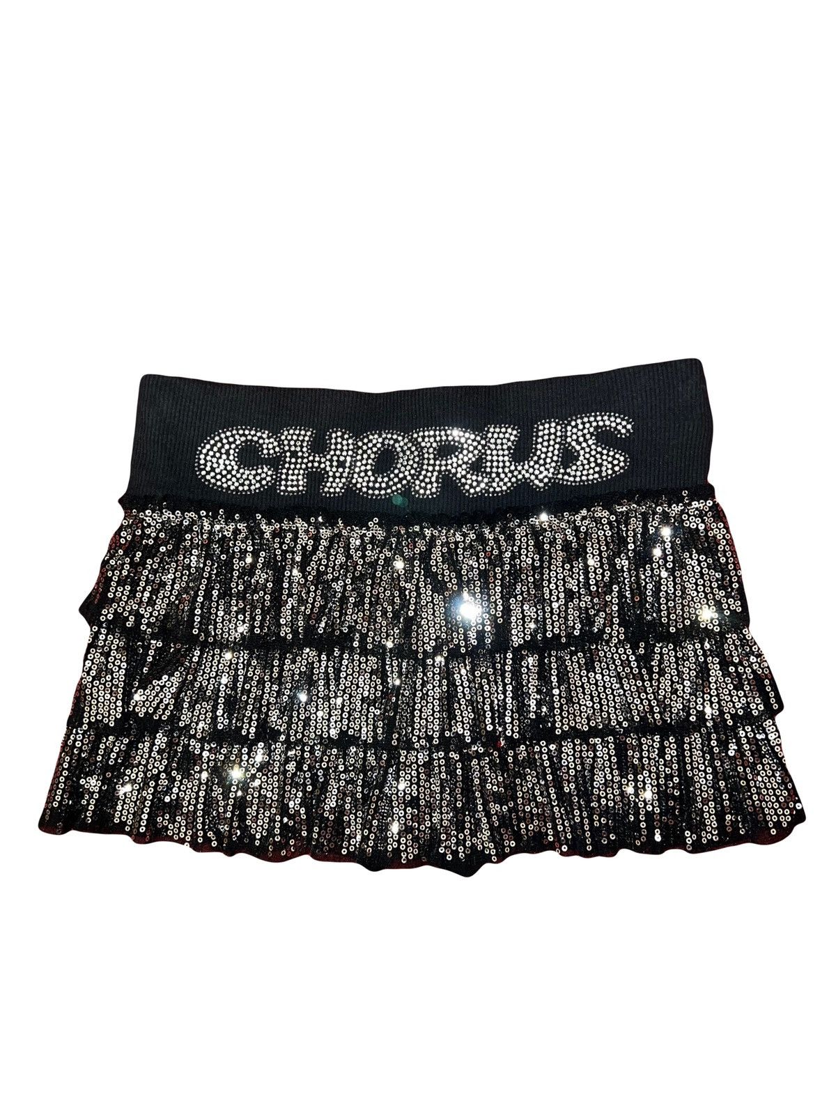 Japanese Brand Chorus sequin layered mini skirt 🪩⭐️ Size 26" / US 2 / IT 38 - 1 Thumbnail