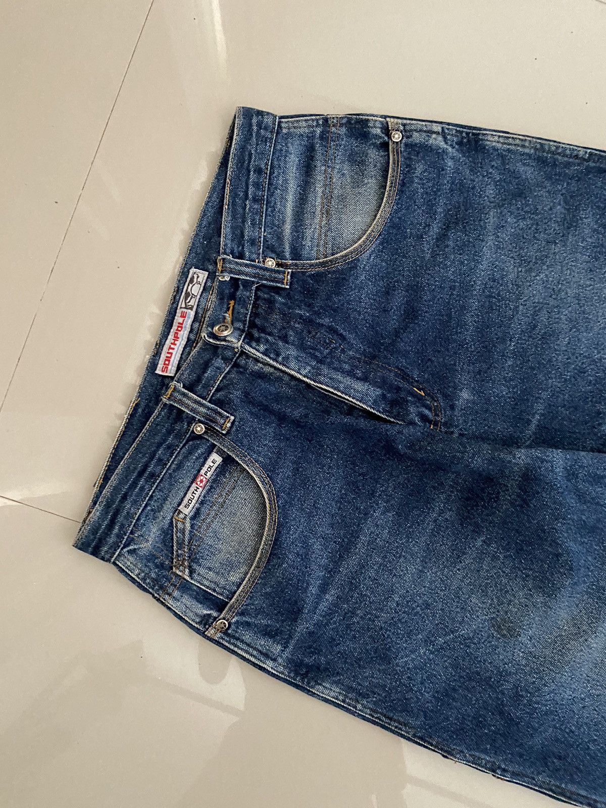Southpole Y2K Southpole Carpenter Denim Baggy Wide Leg Jeans Size US 34 / EU 50 - 6 Thumbnail
