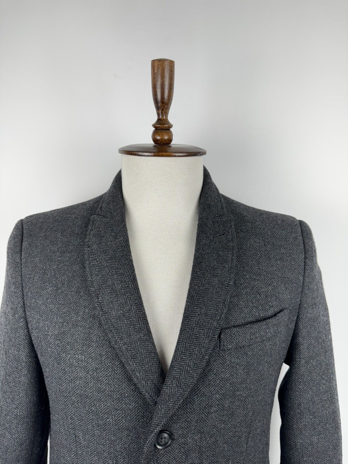 Superdry Men’s Supedry Supremacy Tough Tweed Jacket Gray Coat size L Size US L / EU 52-54 / 3 - 2 Thumbnail