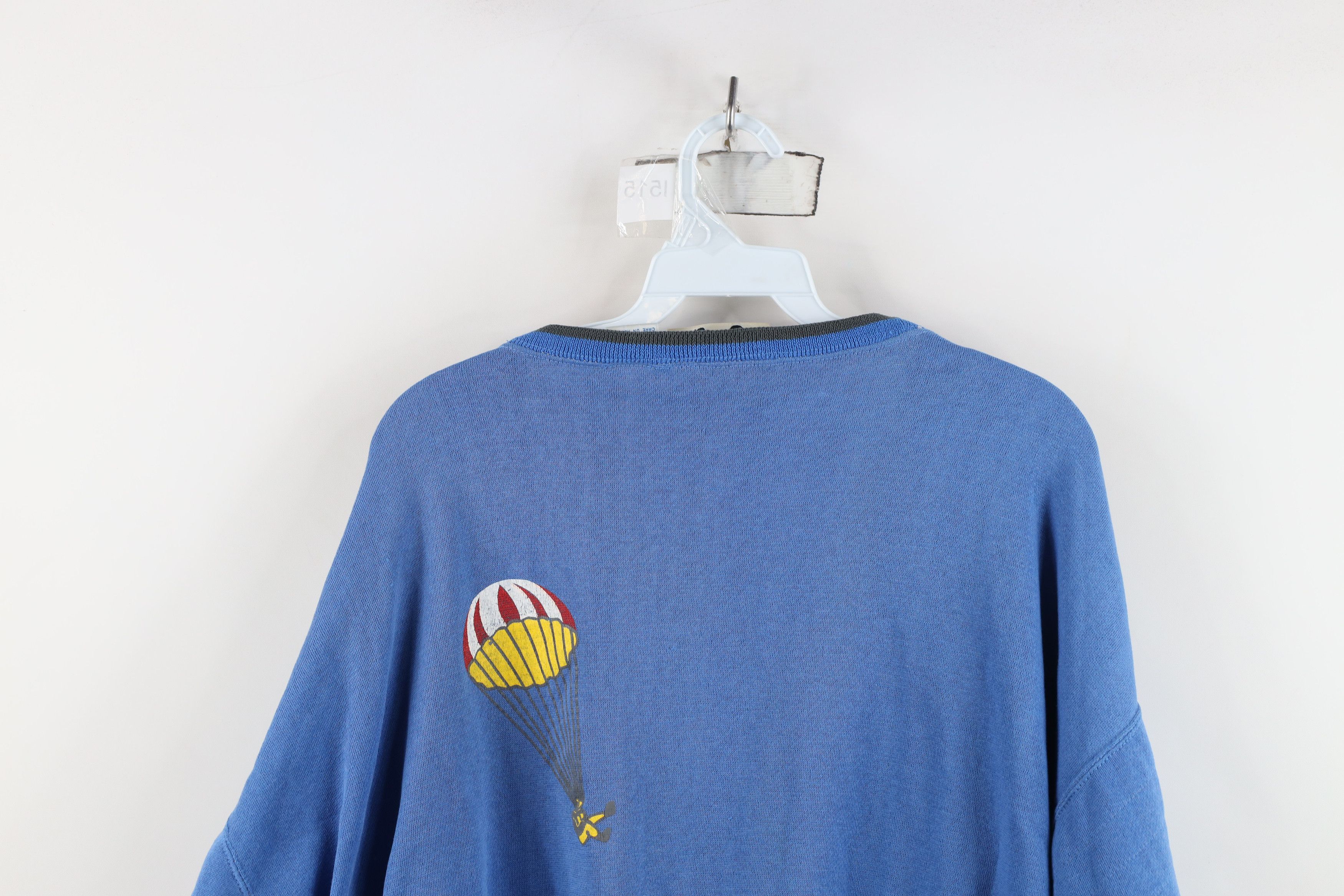 Vintage Vintage 90s Streetwear Aircorps Jumper Parachute Sweatshirt Size US XL / EU 56 / 4 - 14 Thumbnail