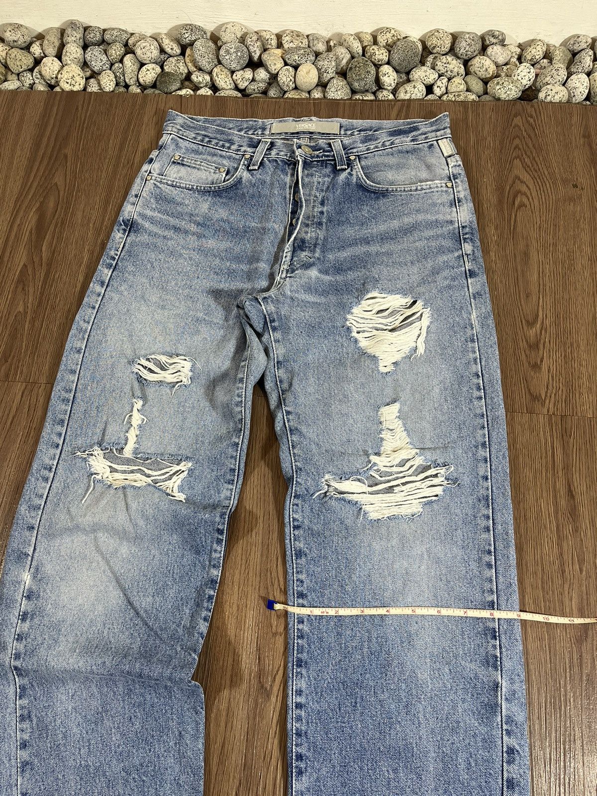 Versace Jeans Couture Versace Jeans Couture Distressed Denim – (Made in Italy) Size US 31 - 19 Thumbnail