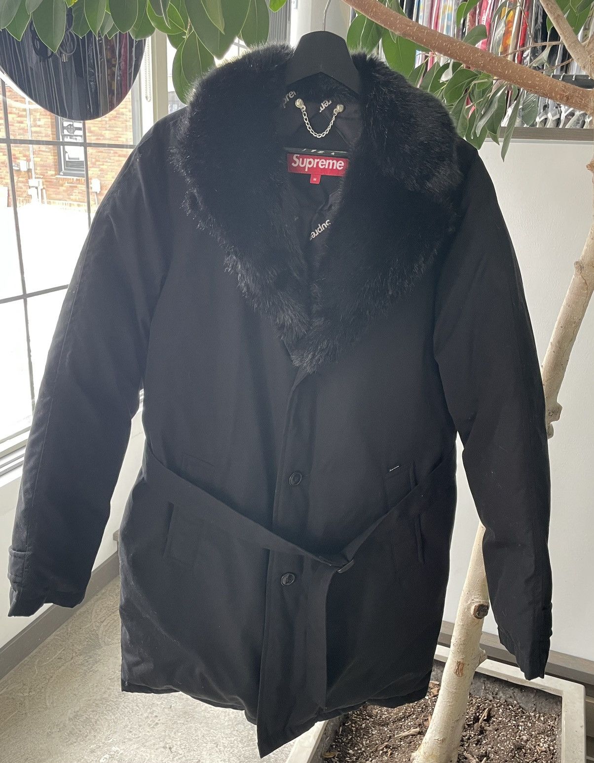 Supreme Supreme Down Trench Coat Black Size US M / EU 48-50 / 2 - 3 Thumbnail