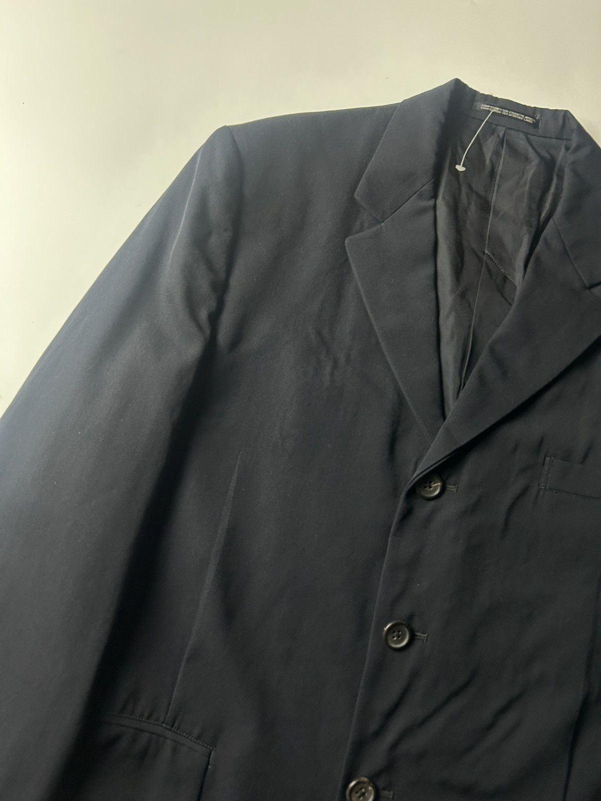 Yohji Yamamoto Yohji Yamamoto Pour Homme Wool Blazer Size 46S - 2 Thumbnail