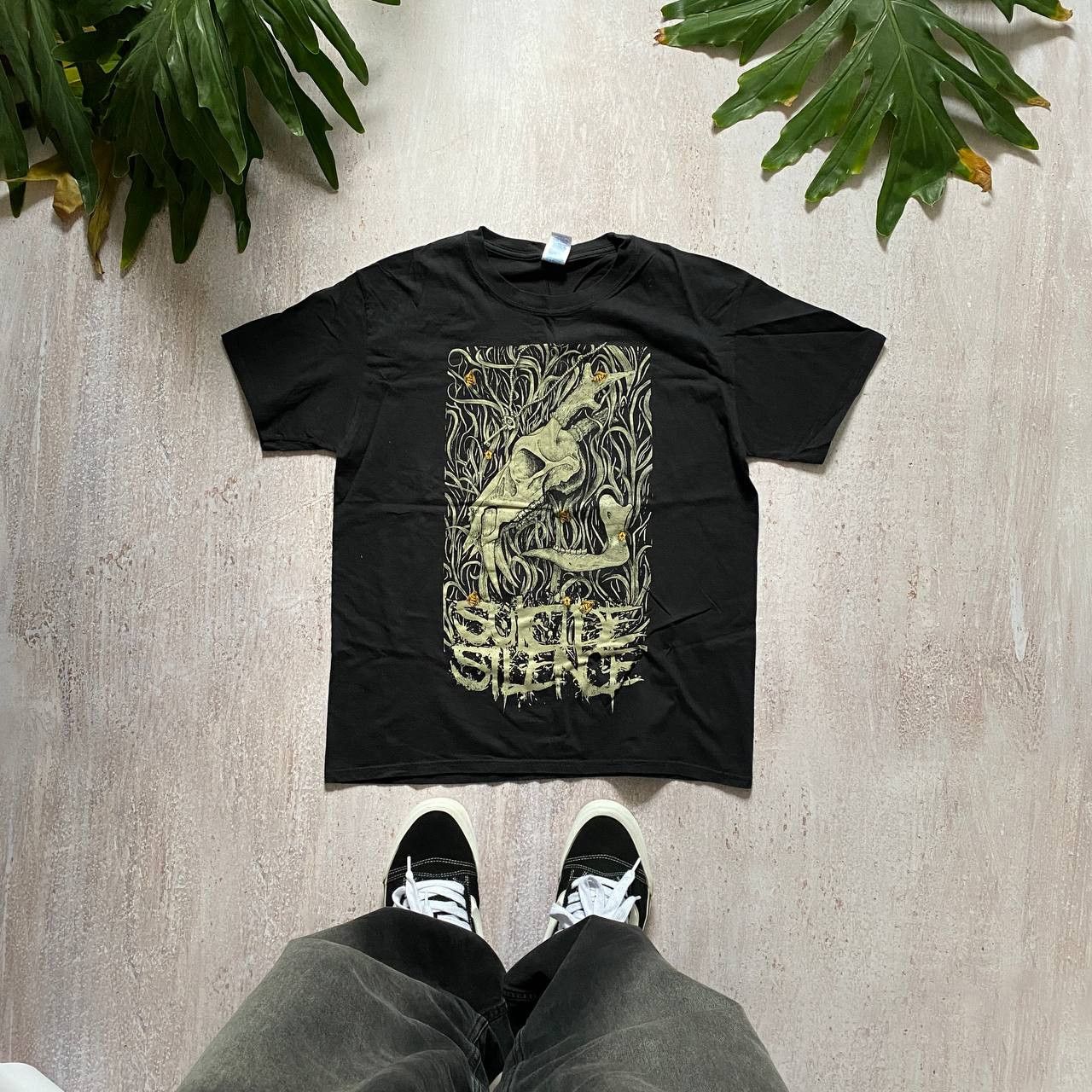 Band Tees VINTAGE RARE SUICIDE SILENCE METAL BAND FADED T SHIRT 30 Size US L / EU 52-54 / 3 - 1 Thumbnail