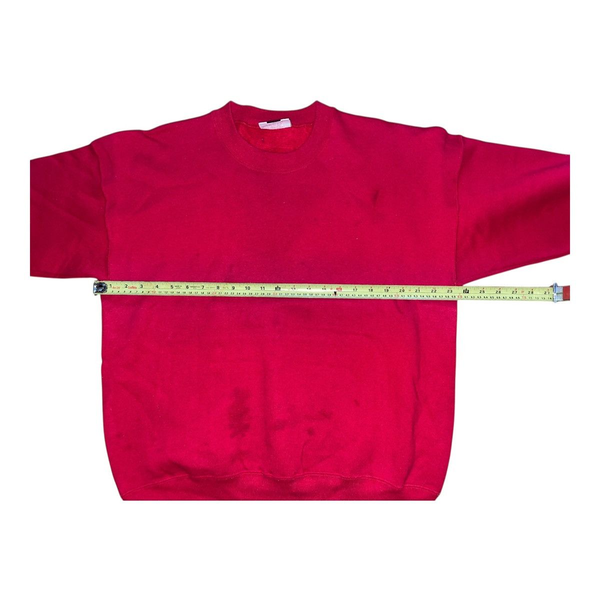Lee Vintage Lee Heavyweight Sweatshirt Mens XL Red Cotton Blend Size US XL / EU 56 / 4 - 7 Thumbnail