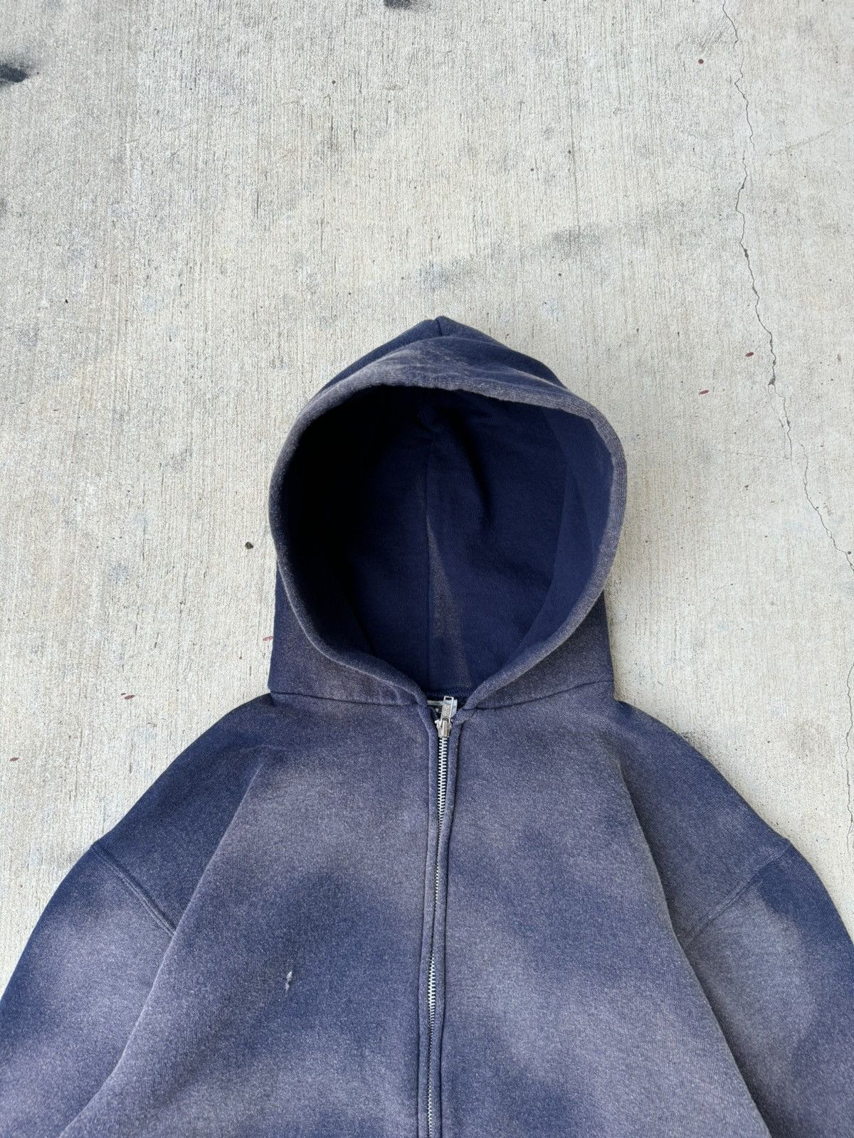 Russell Athletic × Vintage Faded Russell athletic hoodie blank Size US S / EU 44-46 / 1 - 2 Thumbnail