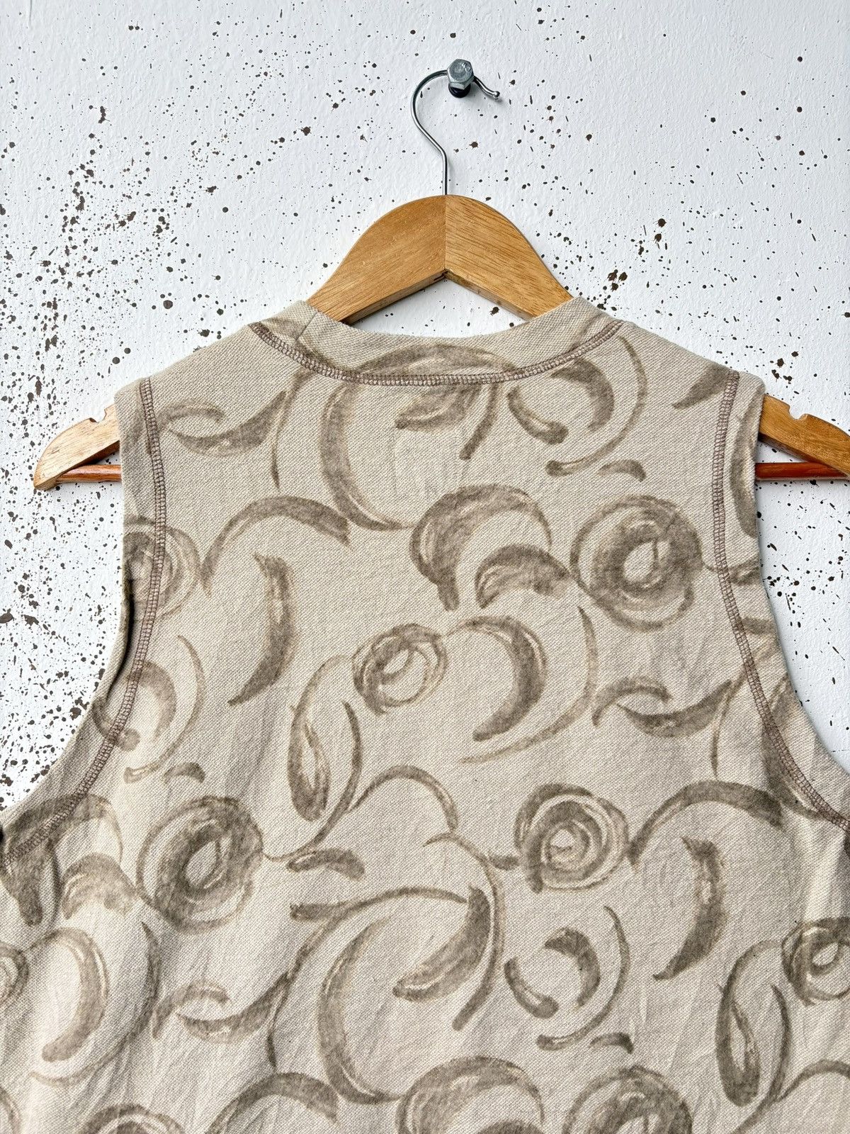 Issey Miyake Vintage Hai Sporting Gear Issey Miyake Abstract Pattern Vest Size US S / EU 44-46 / 1 - 6 Thumbnail