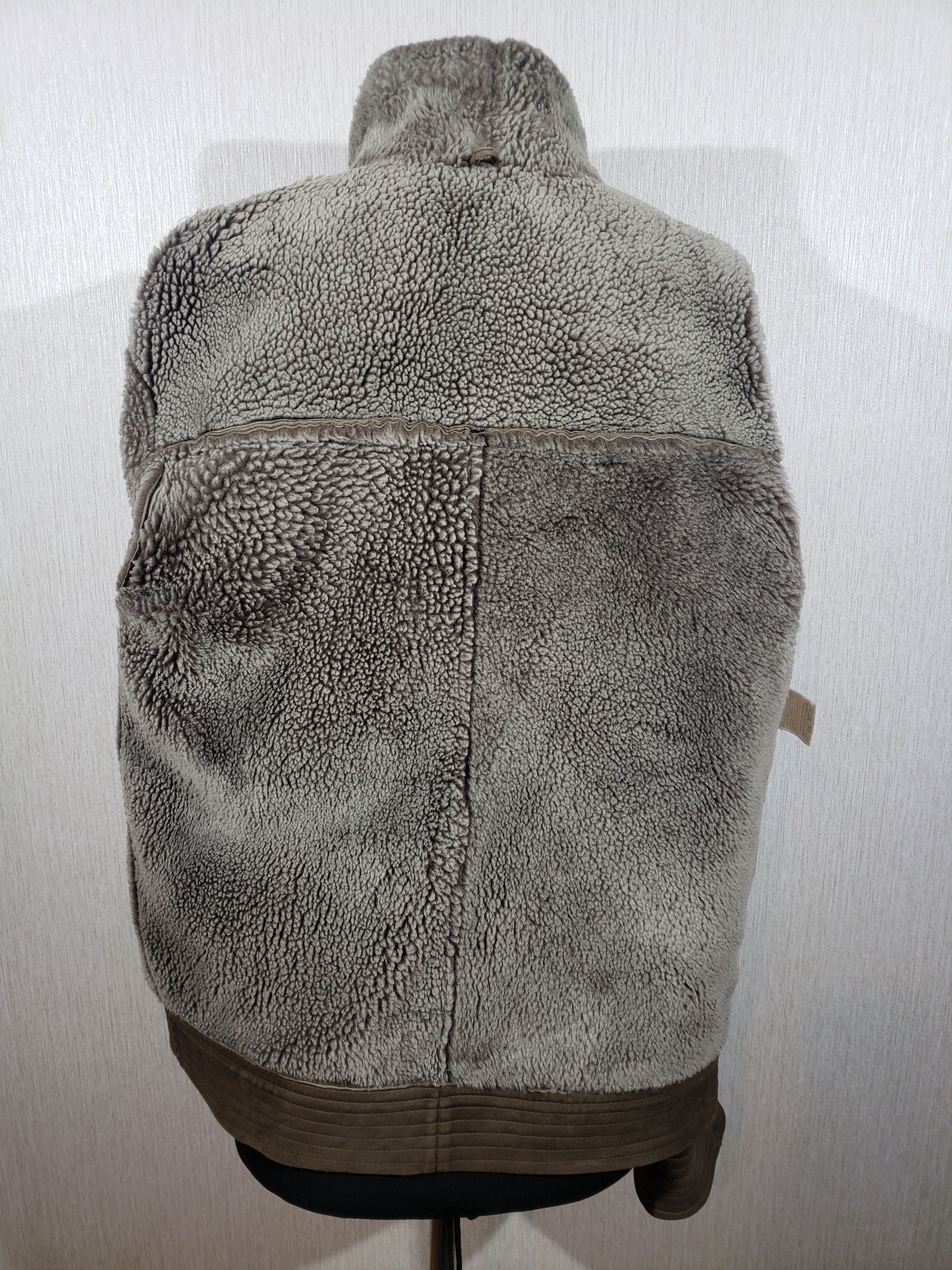 Other Men's brown sheepskin coat with a metal zipper. Size US L / EU 52-54 / 3 - 7 Thumbnail