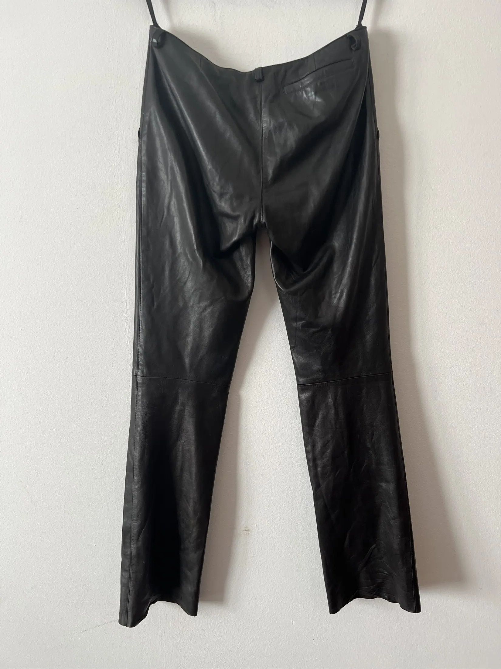 Prada High Quality Leather Pants Size 26" / US 2 / IT 38 - 8 Thumbnail
