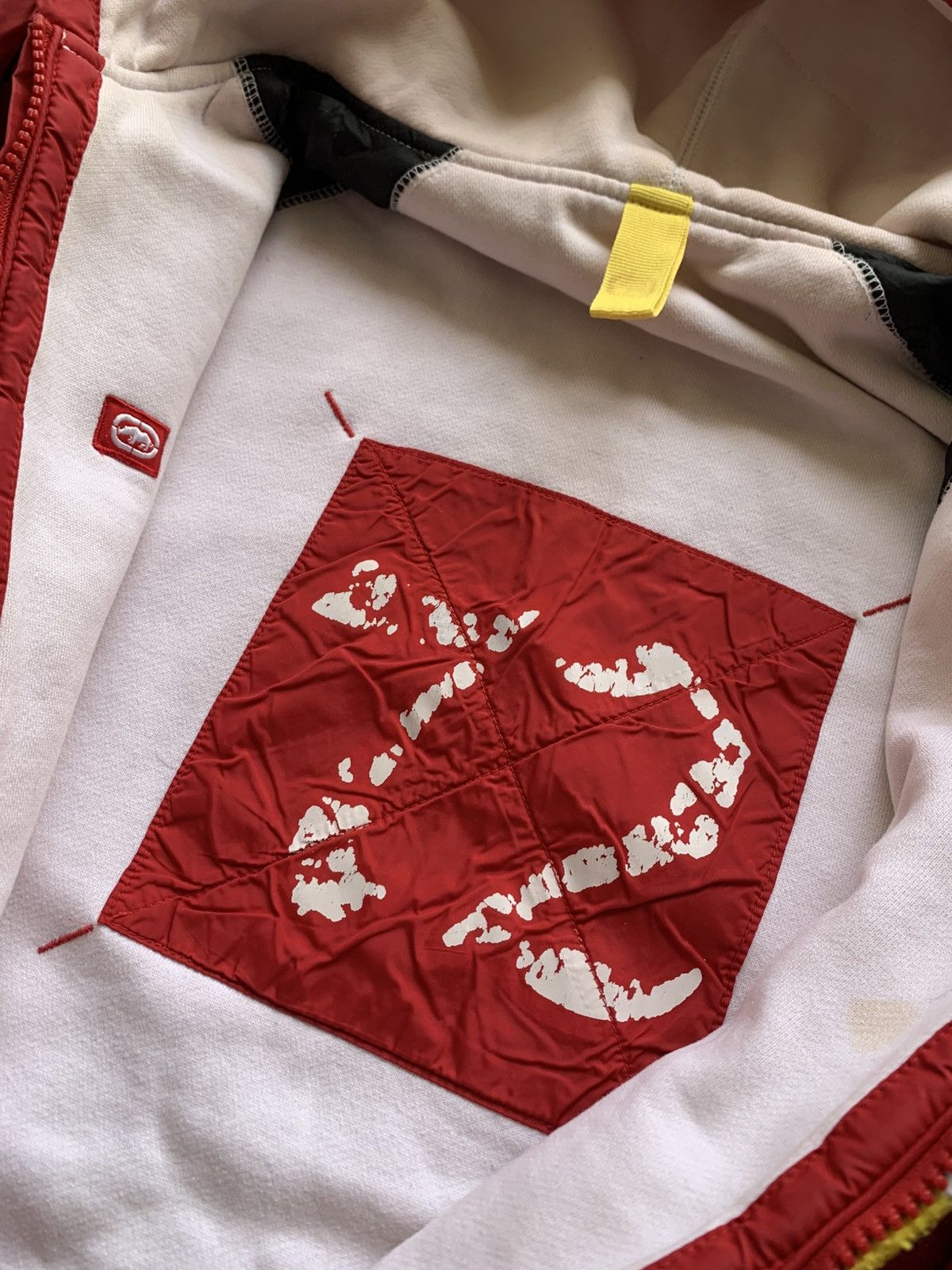 Ecko Unltd. ECKO UNLTD red Vintage hooded double sided jacket Size US M / EU 48-50 / 2 - 3 Thumbnail