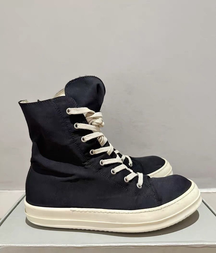 Rick Owens Rick Owens DRKSHDW Black Warrior High-Top Canvas Size US 8 / EU 41 - 1 Thumbnail