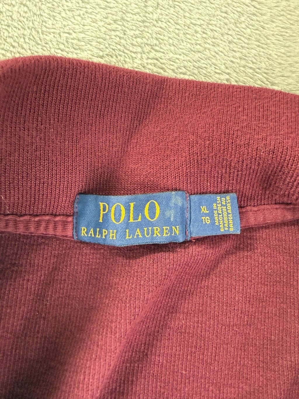 Polo Ralph Lauren Polo Ralph Lauren Men's Size XL Red 1/4 Zip Pullover Red Size US XL / EU 56 / 4 - 2 Thumbnail