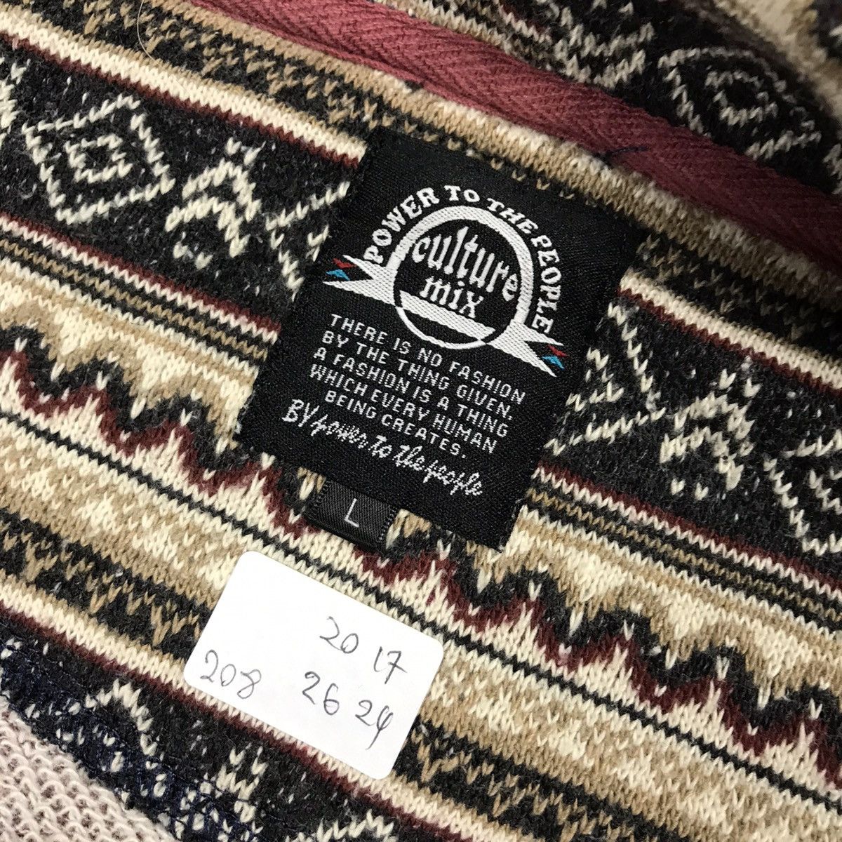 Designer × Japanese Brand CULTURA MIX MULTICOLOUR HOODIES PATCHWORK STYLE Size US M / EU 48-50 / 2 - 10 Thumbnail