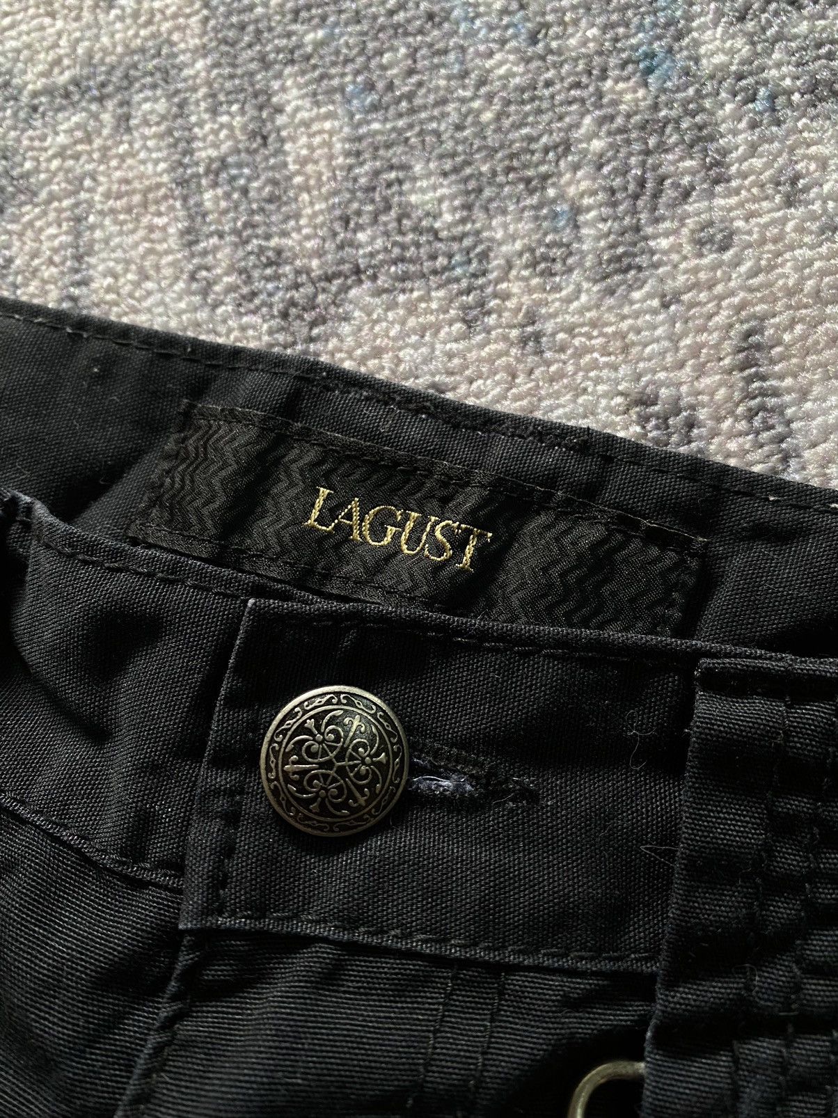 If Six Was Nine × Japanese Brand × Le Grande Bleu (L.G.B.) Japanes Lagust studded bondage cargo short ifsix lgb style Size US 33 - 9 Thumbnail
