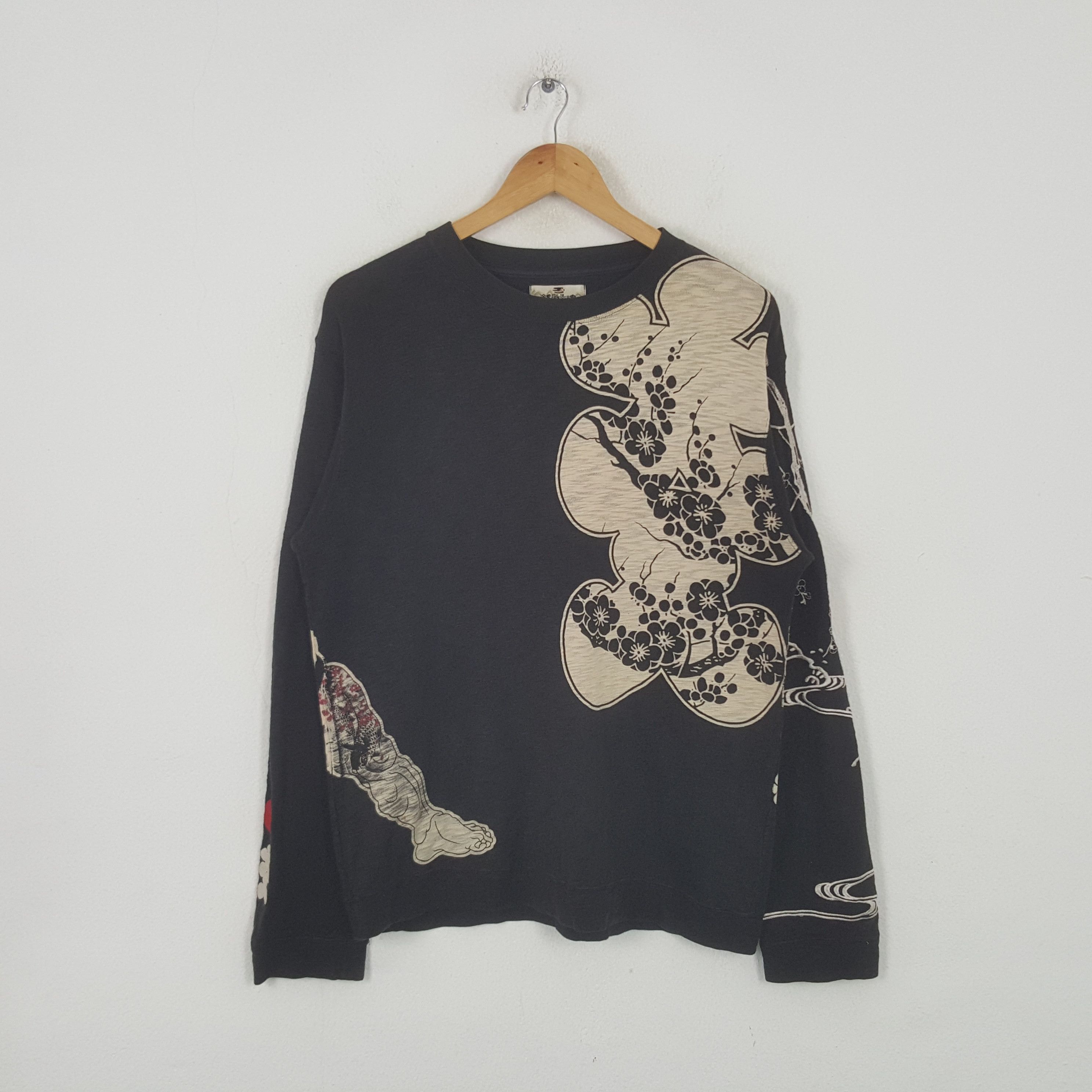 Japanese Brand Vintage Karakuri Tamashii Japanese Art Sweatshirt RR12 Size US M / EU 48-50 / 2 - 2 Thumbnail