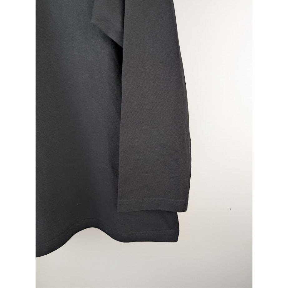 Balenciaga o1rshd1 Paris Vintage Jersey L/S T-Shirt in Black Size US L / EU 52-54 / 3 - 5 Thumbnail