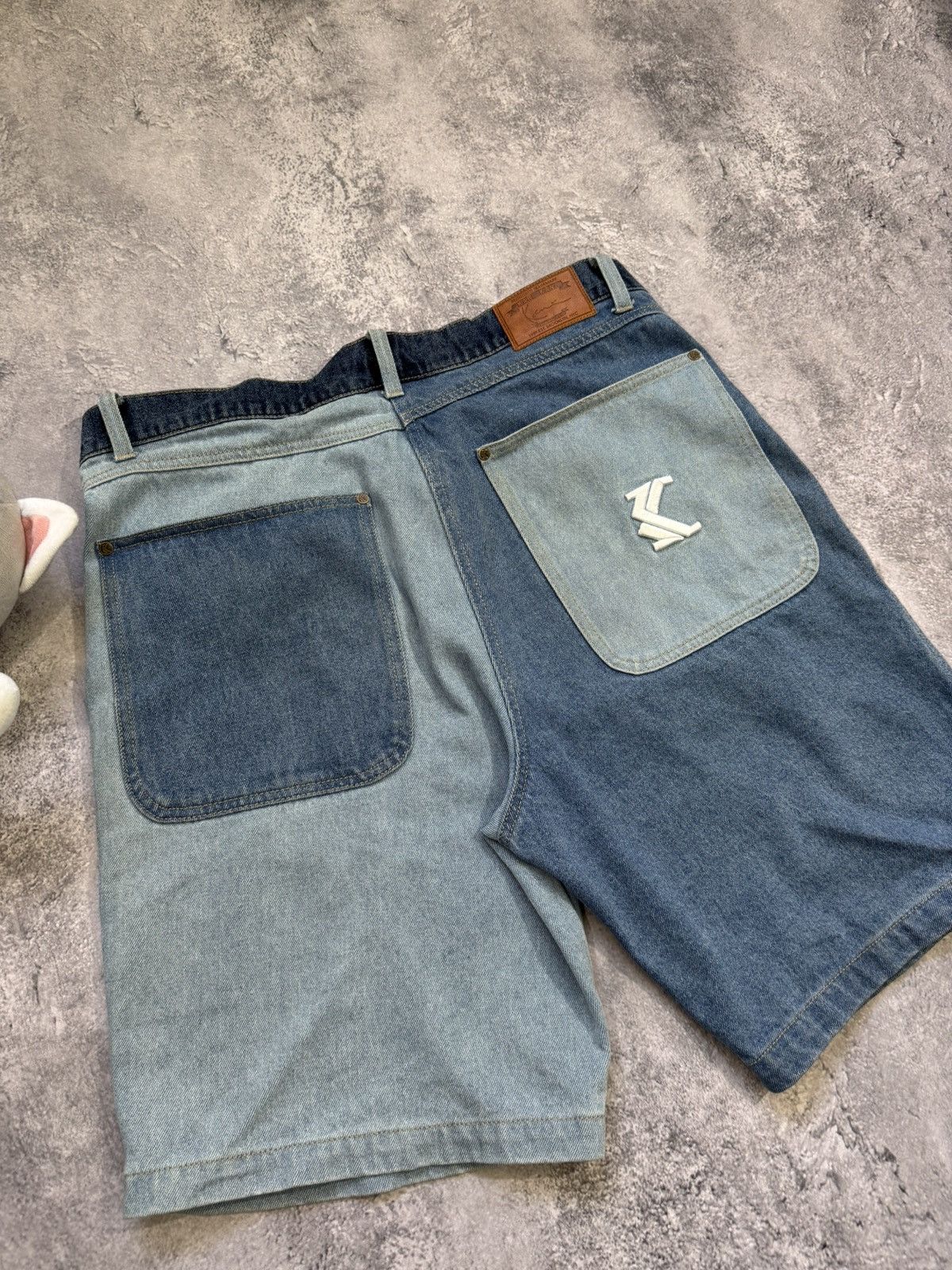 Karl Kani × Vintage KARL KANI JEANS DENIM SHORTS Size US 34 / EU 50 - 2 Thumbnail
