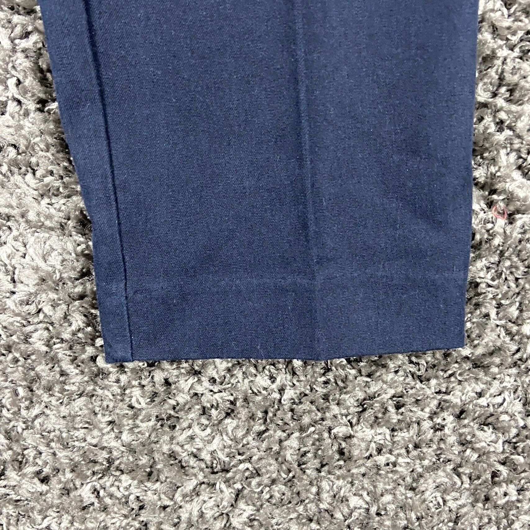 Vintage TIME AND TRU Women's Chino Pants Size 10 Blue Regular Size 32" / US 10 / IT 46 - 2 Thumbnail