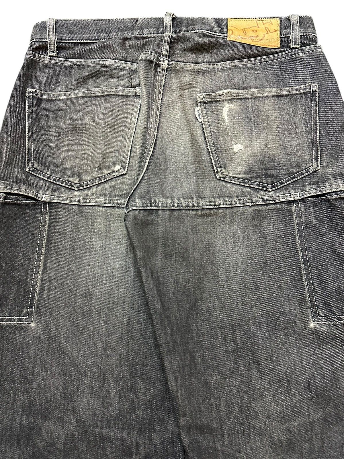 Japanese Brand Vintage Japanese Brand Faded Wash Hip Hop Baggy Style Jeans Size US 32 / EU 48 - 6 Thumbnail