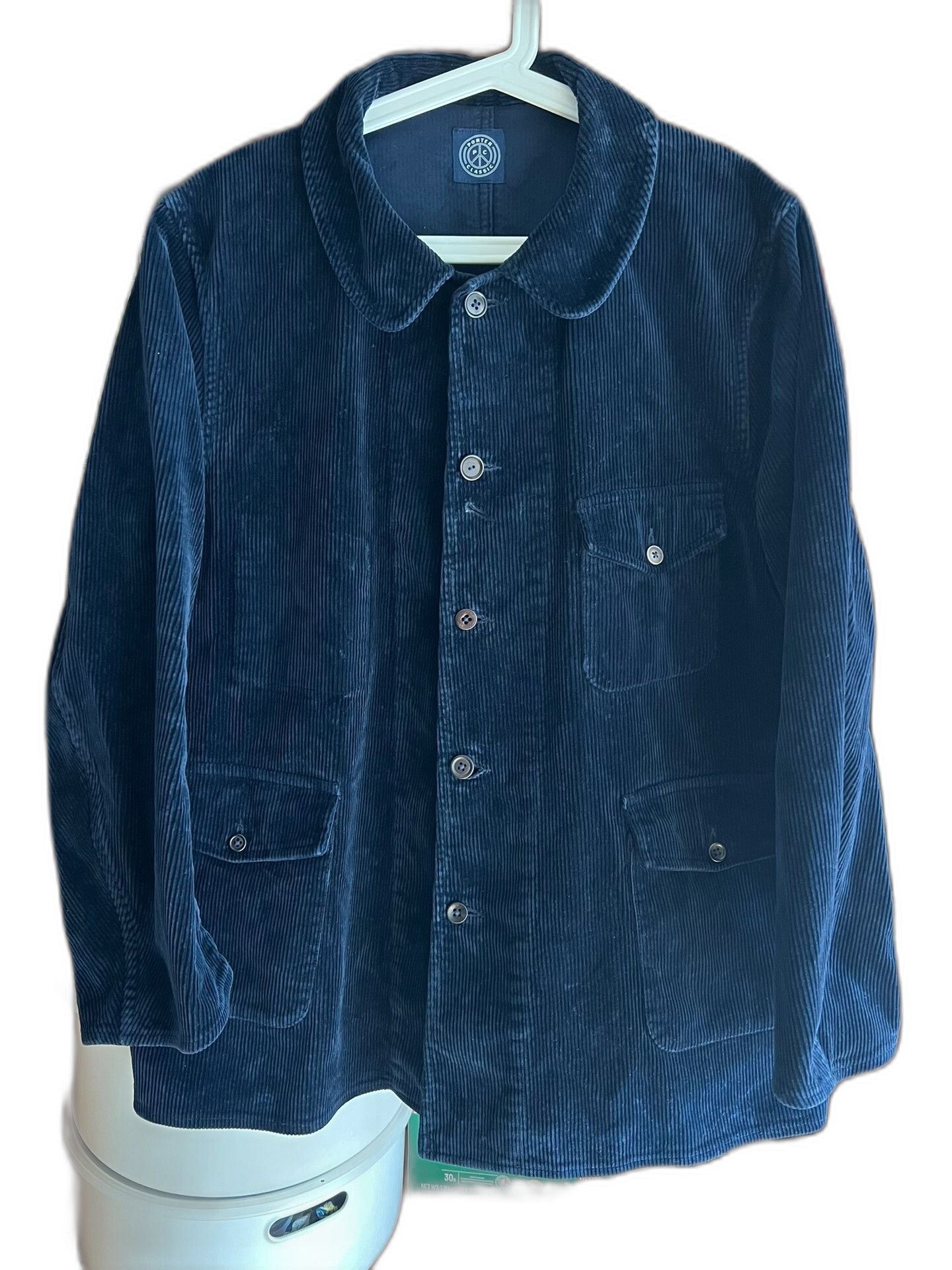 Porter Classic PORTER CLASSIC Indigo Corduroy Work Jacket Size US L / EU 52-54 / 3 - 1 Thumbnail