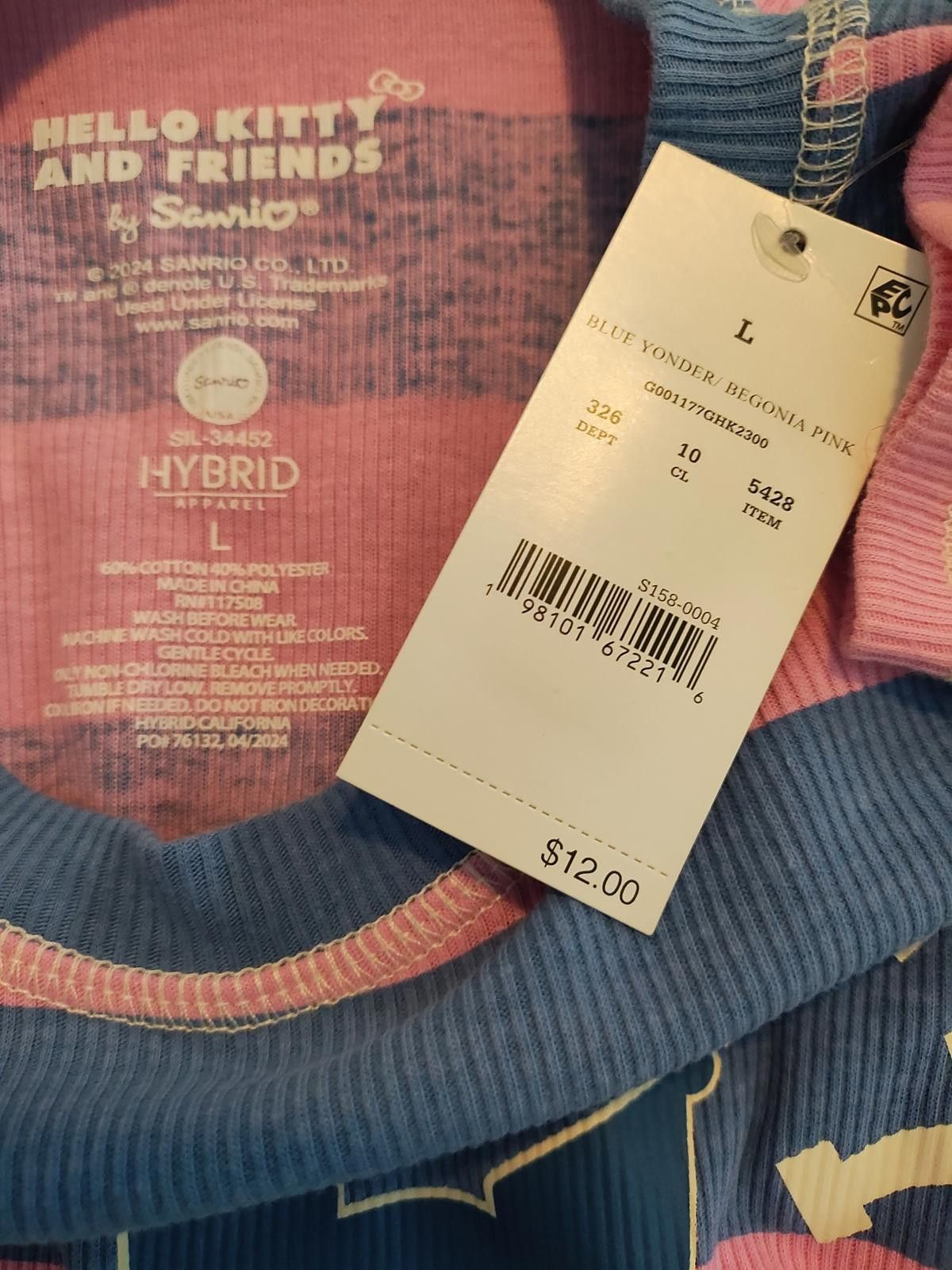 Other Hello Kitty and Friends Girls' Large Thermal Top by Hybrid Size L / US 10 / IT 46 - 6 Thumbnail