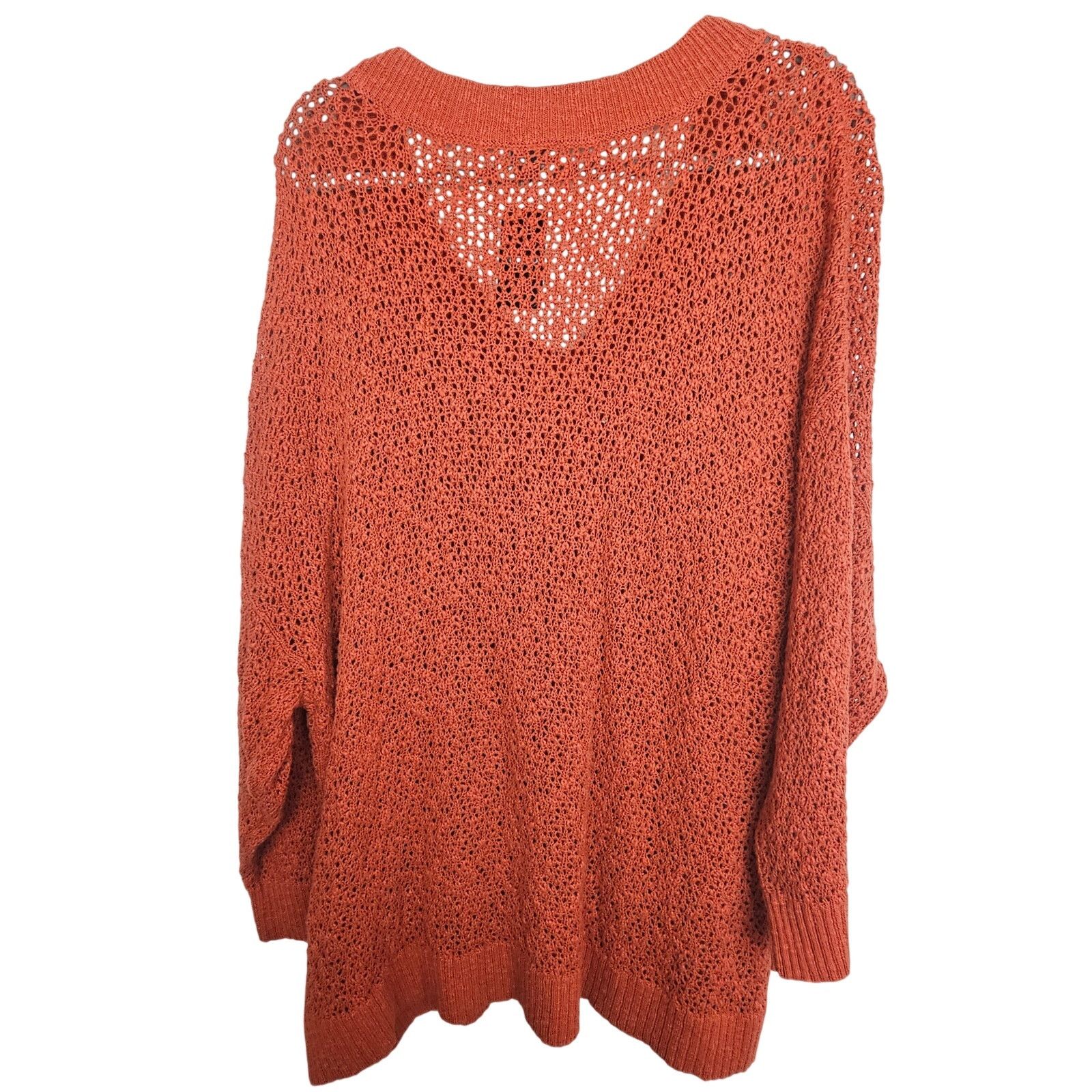 Torrid Torrid Womens Open Knit V-Neck Sweater Plus Size 4X Stretch Size 4XL / US 24-26 - 10 Thumbnail