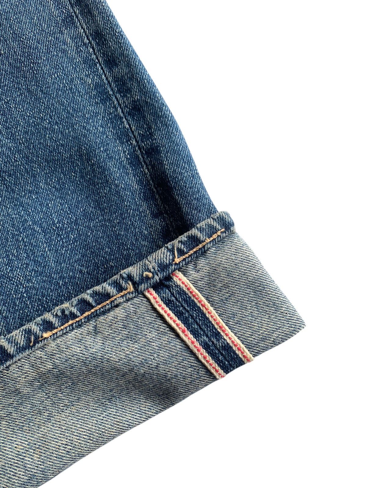 Japanese Brand × Kapital × Vintage SPELLBOUND DOMINGO SELVEDGE BUTTON FLY DISTRESSED DENIM Size US 32 / EU 48 - 5 Thumbnail
