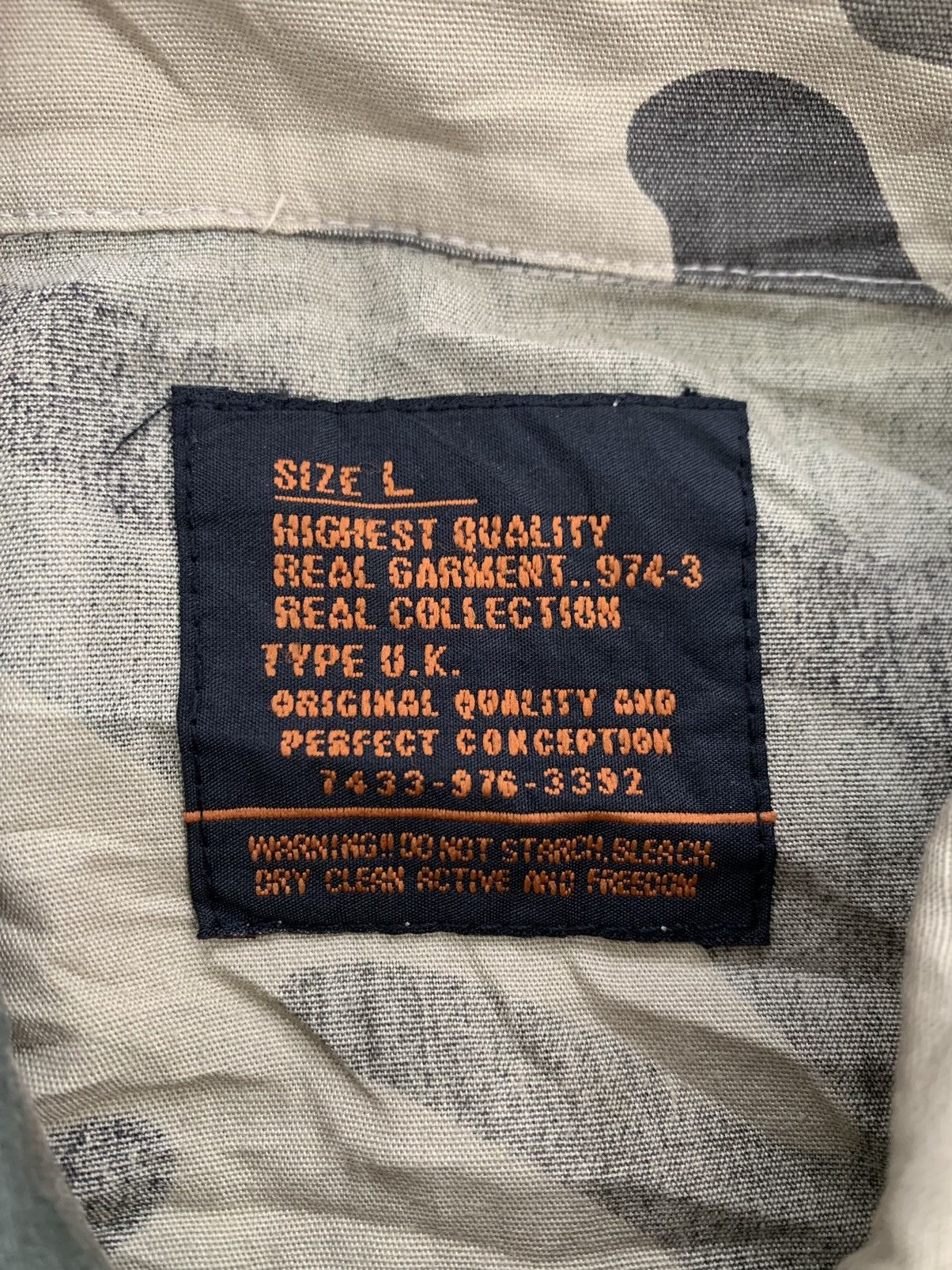 Other Military Camo Jacket Type U.K. ARM-54 Special Forces Size US L / EU 52-54 / 3 - 11 Thumbnail