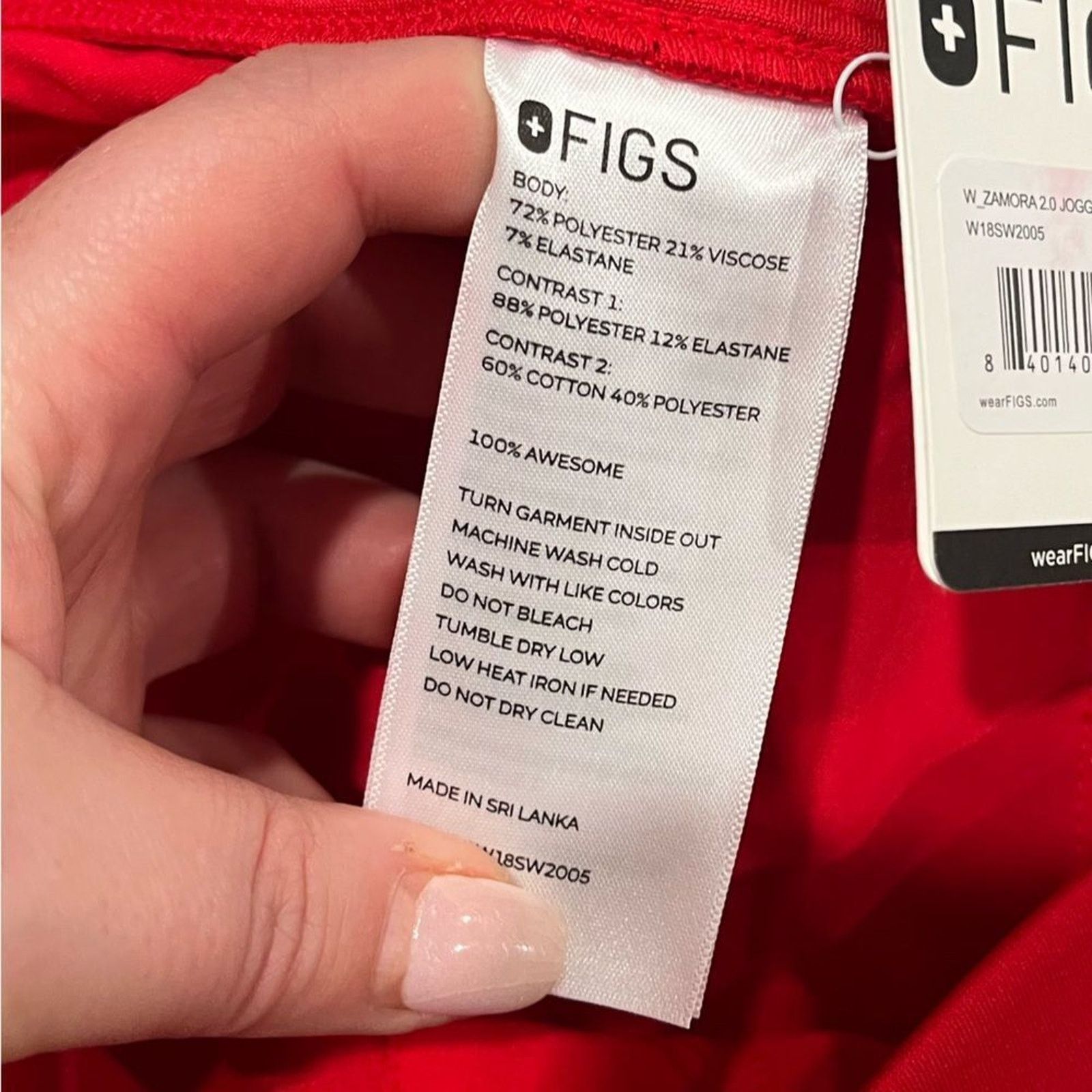 Vintage NWT Figs Zamora Jogger Scrub Pants Six Pockets Yoga Size 2XL Size 40" / US 18 - 8 Thumbnail