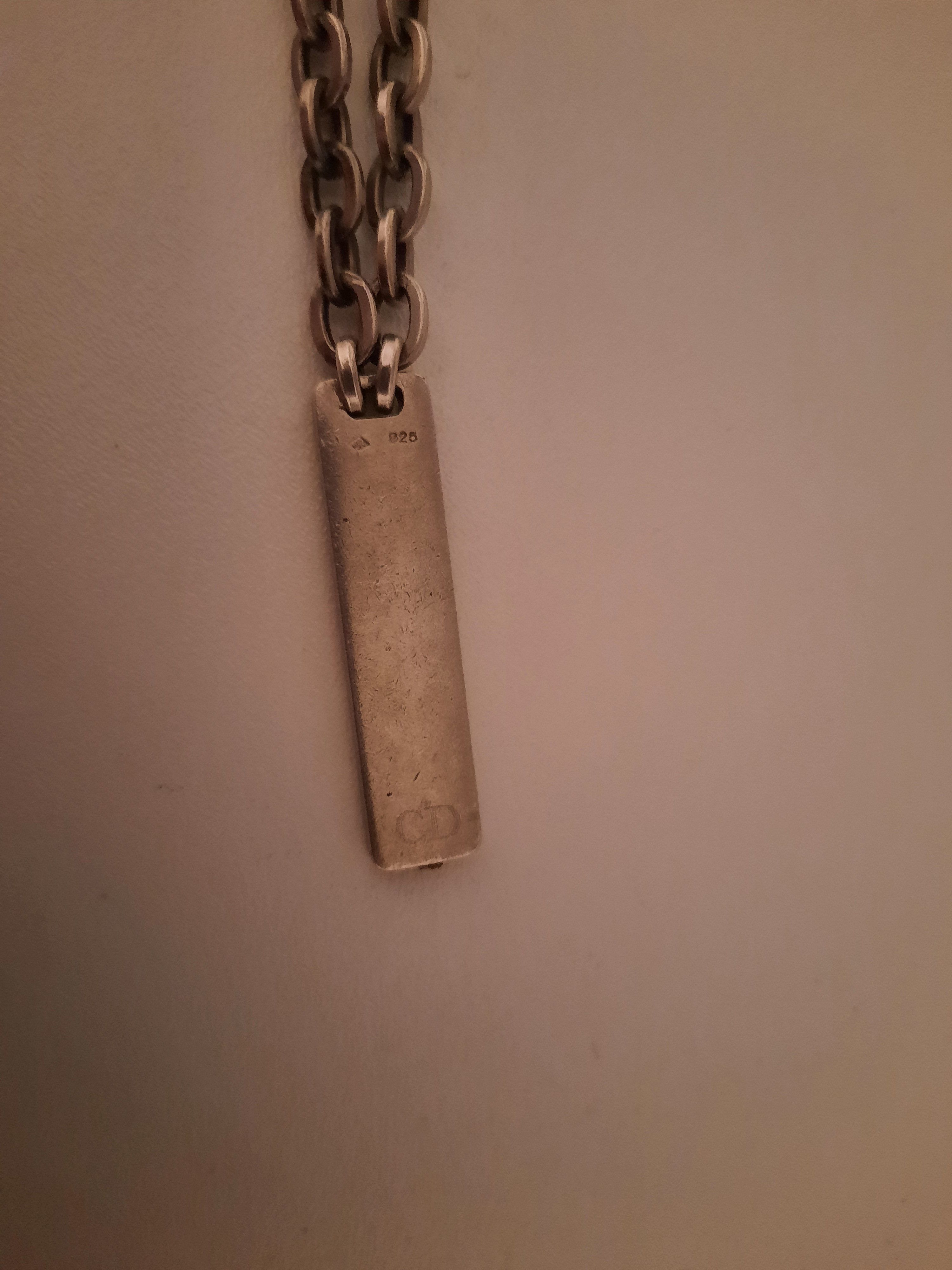 Dior × Hedi Slimane SS03 Dior Homme Hedi Slimane Sterling Silver Chain Size ONE SIZE - 6 Thumbnail