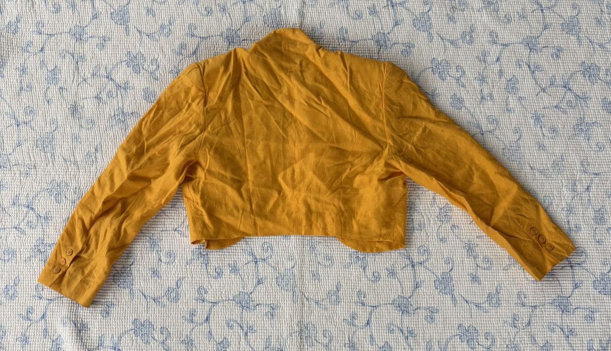 Kenzo Kenzo Cropped Embroidered Floral Buttonless Jacket Size US M / EU 48-50 / 2 - 7 Thumbnail