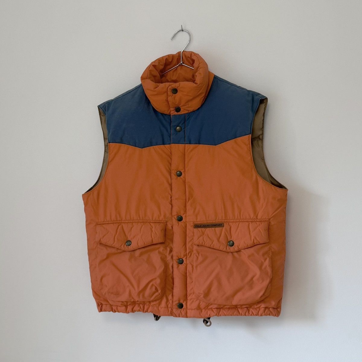 Polo Ralph Lauren Vtg 2000s Polo Ralph Lauren Jeans Co Yoke Down Puffer Vest Size US M / EU 48-50 / 2 - 1 Thumbnail