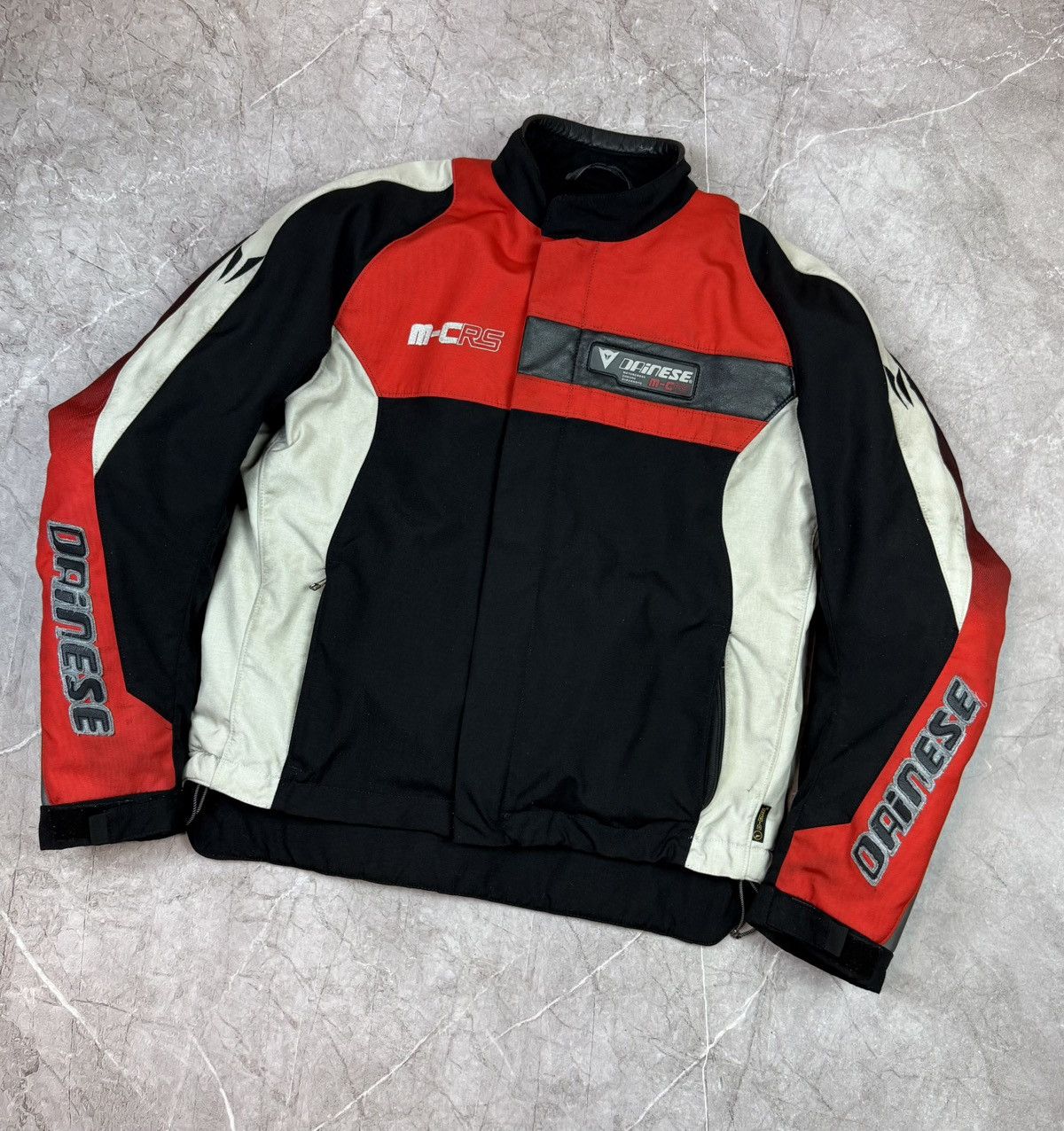 Dainese Vintage Dainese M-CRS Racing Jacket Red/Black Bikercore Sz L Size US L / EU 52-54 / 3 - 1 Thumbnail