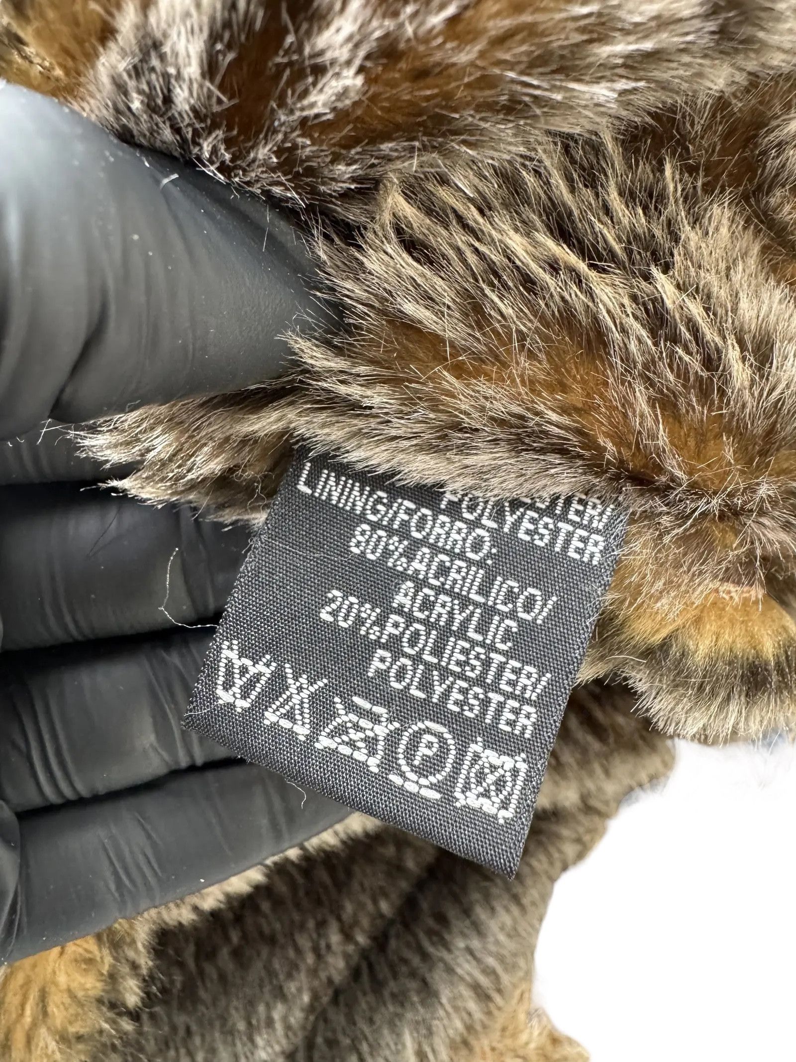 Japanese Brand Faux Sheepskin Cropped Jacket From The 90's(V15) Size M / US 6-8 / IT 42-44 - 3 Thumbnail