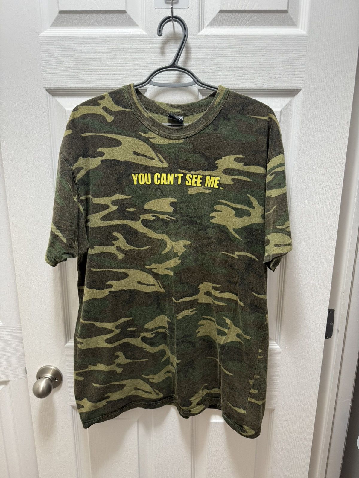 Vintage Vintage Camo John Cena Wrestling Merch You Can’t See Me Size US XL / EU 56 / 4 - 1 Thumbnail