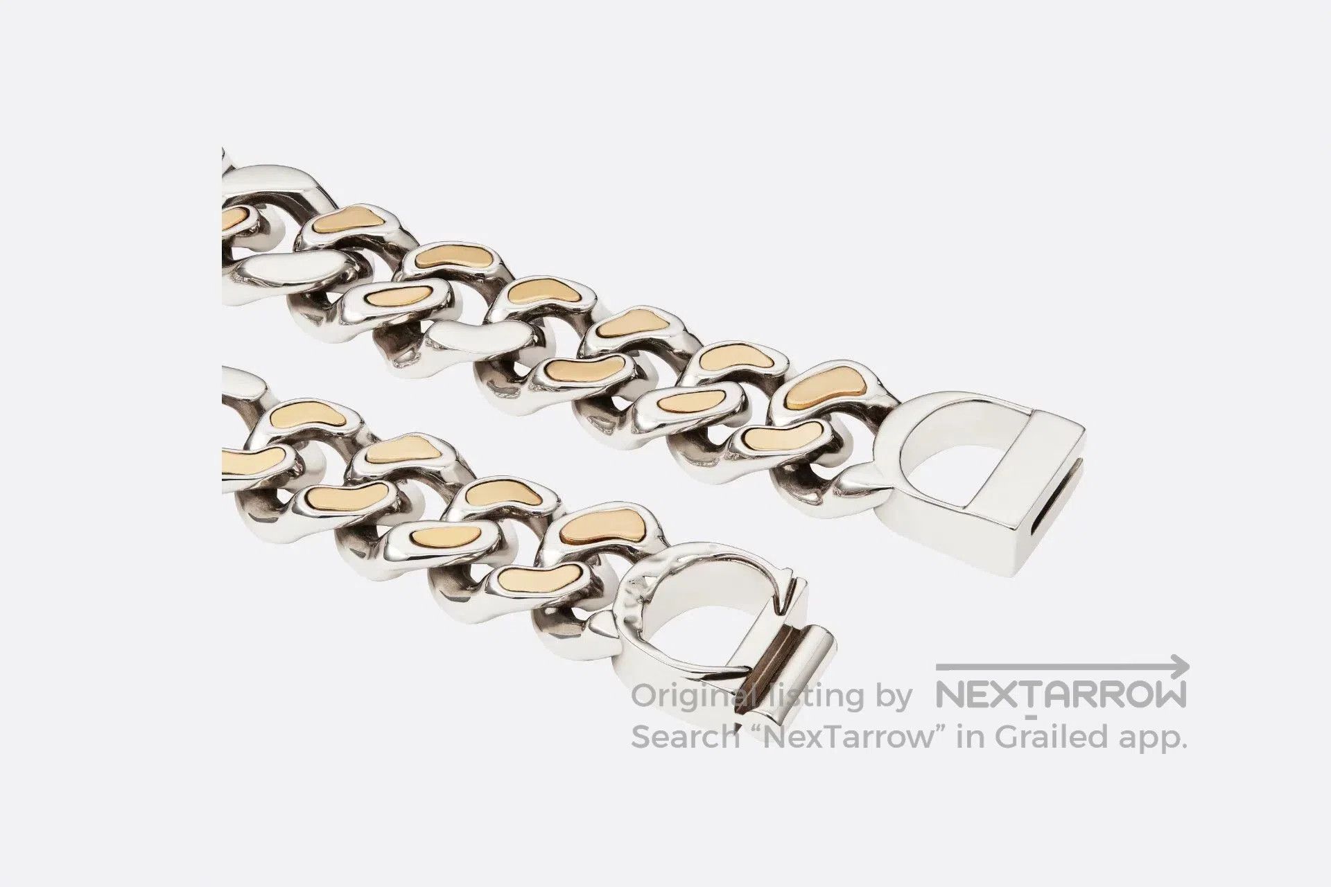 Dior dior cd icon necklace with gold and silver. Size ONE SIZE - 4 Thumbnail