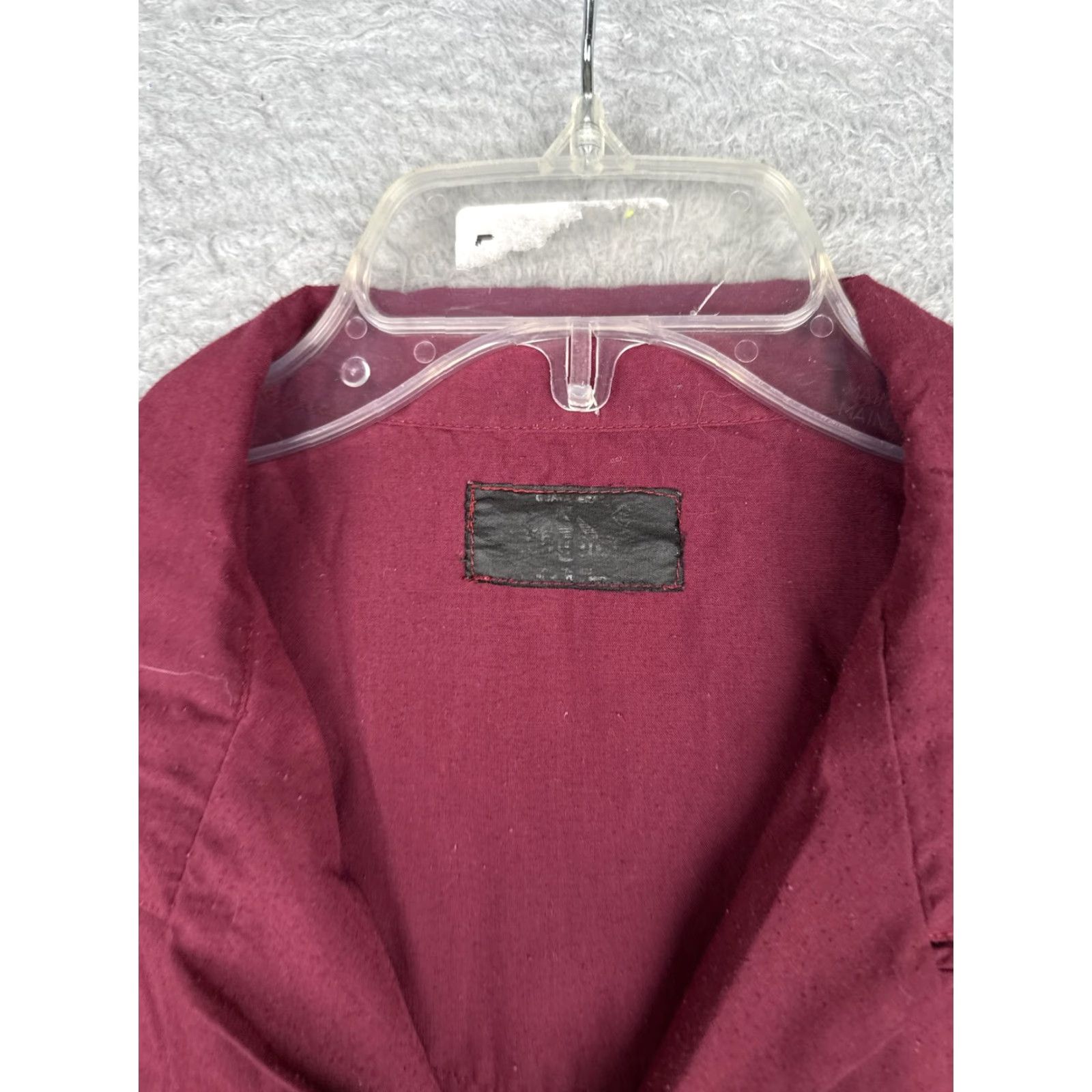 Vintage Guayabera Shirt Mens XL Red Short Sleeve Button Up Embroidered Pockets Casual Size US XL / EU 56 / 4 - 6 Thumbnail