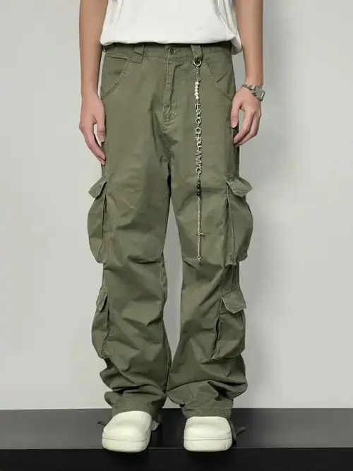 Jean double knee faded military outdoor cargo pants Size US 30 / EU 46 - 2 Thumbnail