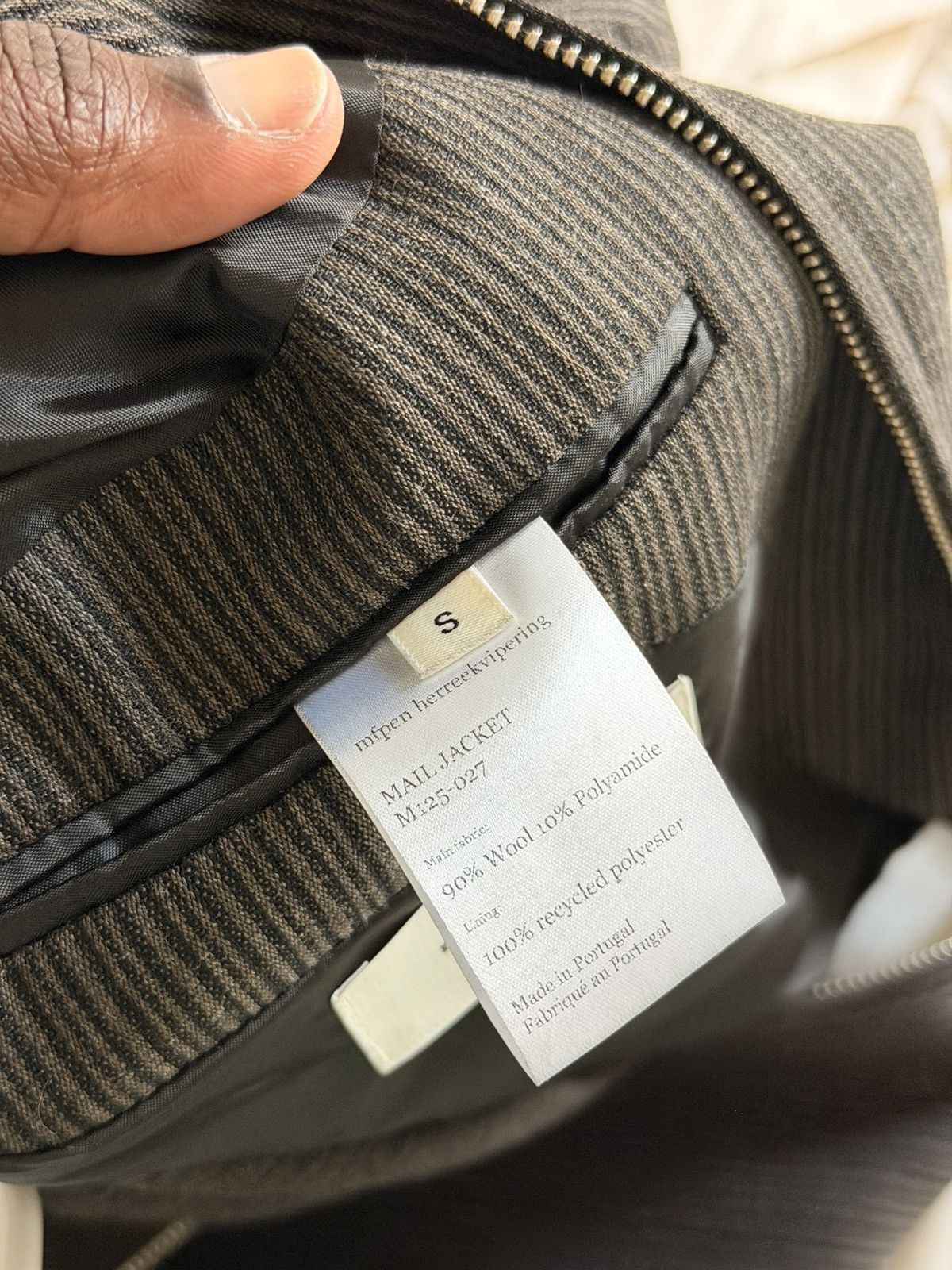 Mfpen MFPEN MAIL JACKET DARK VINTAGE STRIPE Size US S / EU 44-46 / 1 - 12 Thumbnail