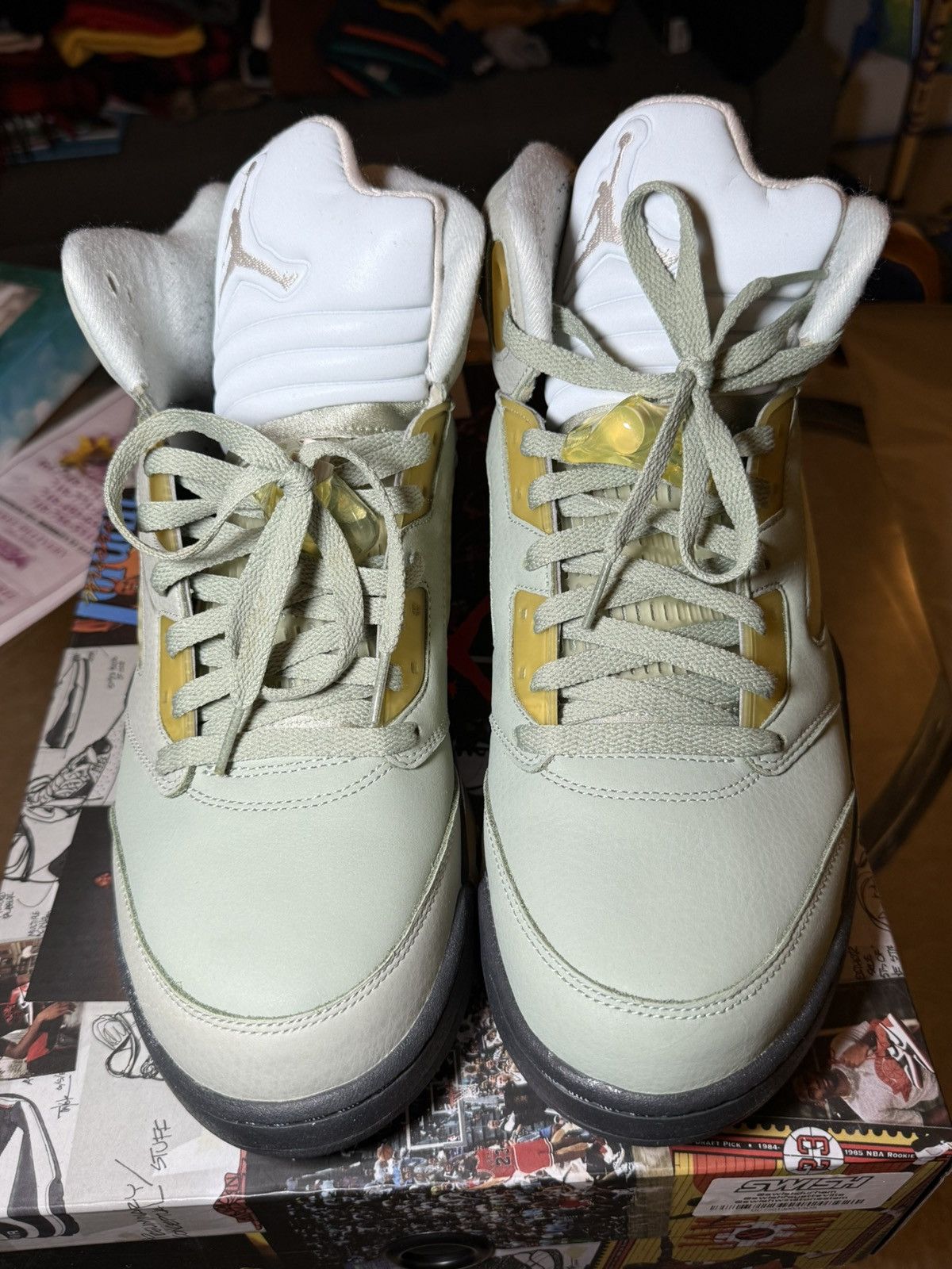 Jordan Brand Jade Horizon 5s Size US 13 / EU 46 - 1 Thumbnail