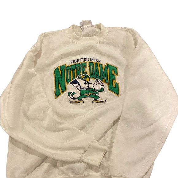 Champion Champion Fighting Irish White Sweatshirt Size US L / EU 52-54 / 3 - 1 Thumbnail