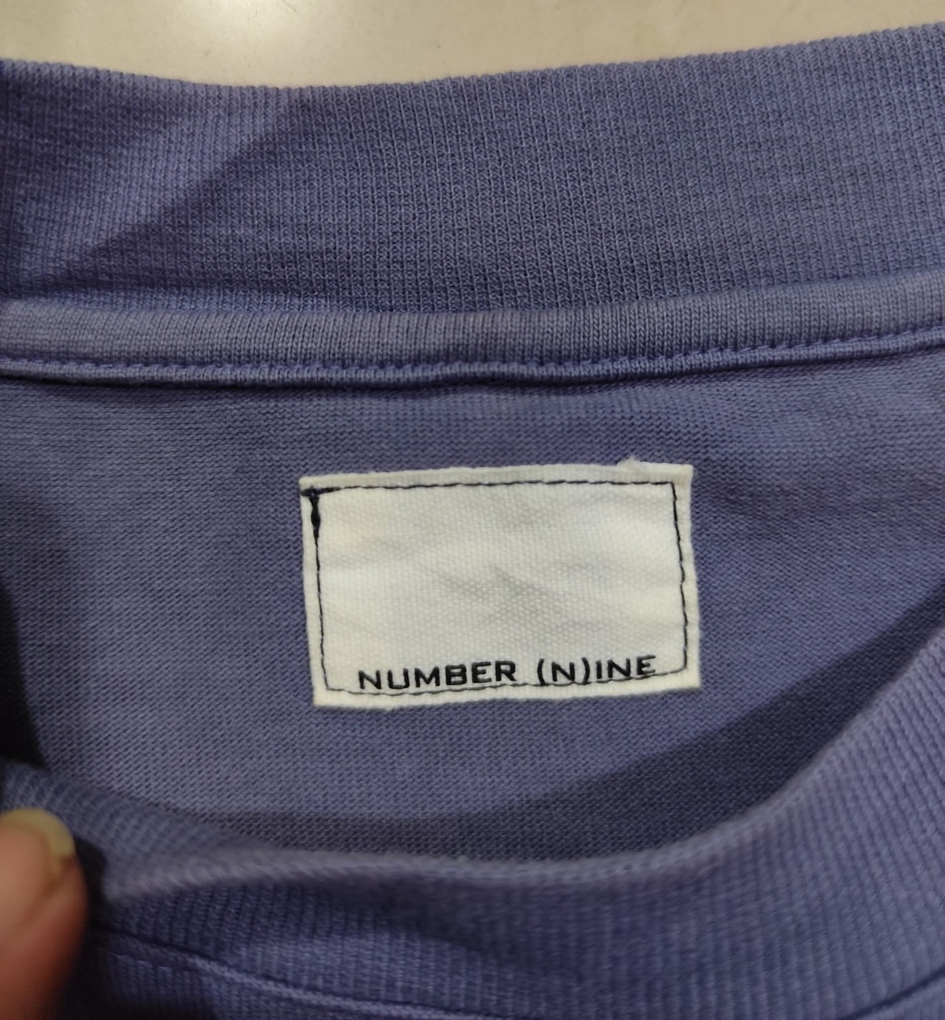Japanese Brand NUMBER (N)INE BIG LOGO Size US XL / EU 56 / 4 - 3 Thumbnail