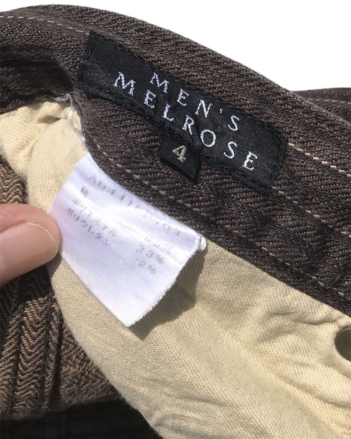 Designer × Melrose Men’s Melrose Vertical Striped Flared Pants Size US 29 - 4 Thumbnail