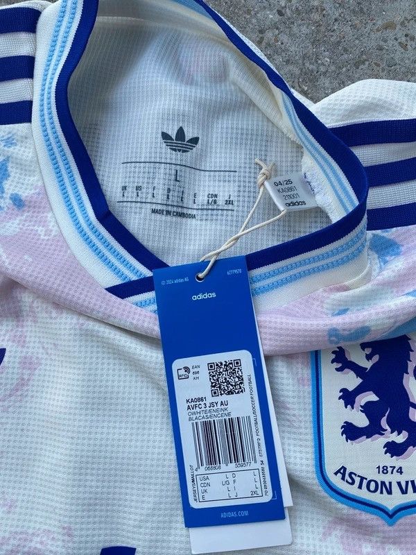 Adidas Football jersey Adidas Aston Villa 25/26 Size L Authentic Size US L / EU 52-54 / 3 - 6 Thumbnail