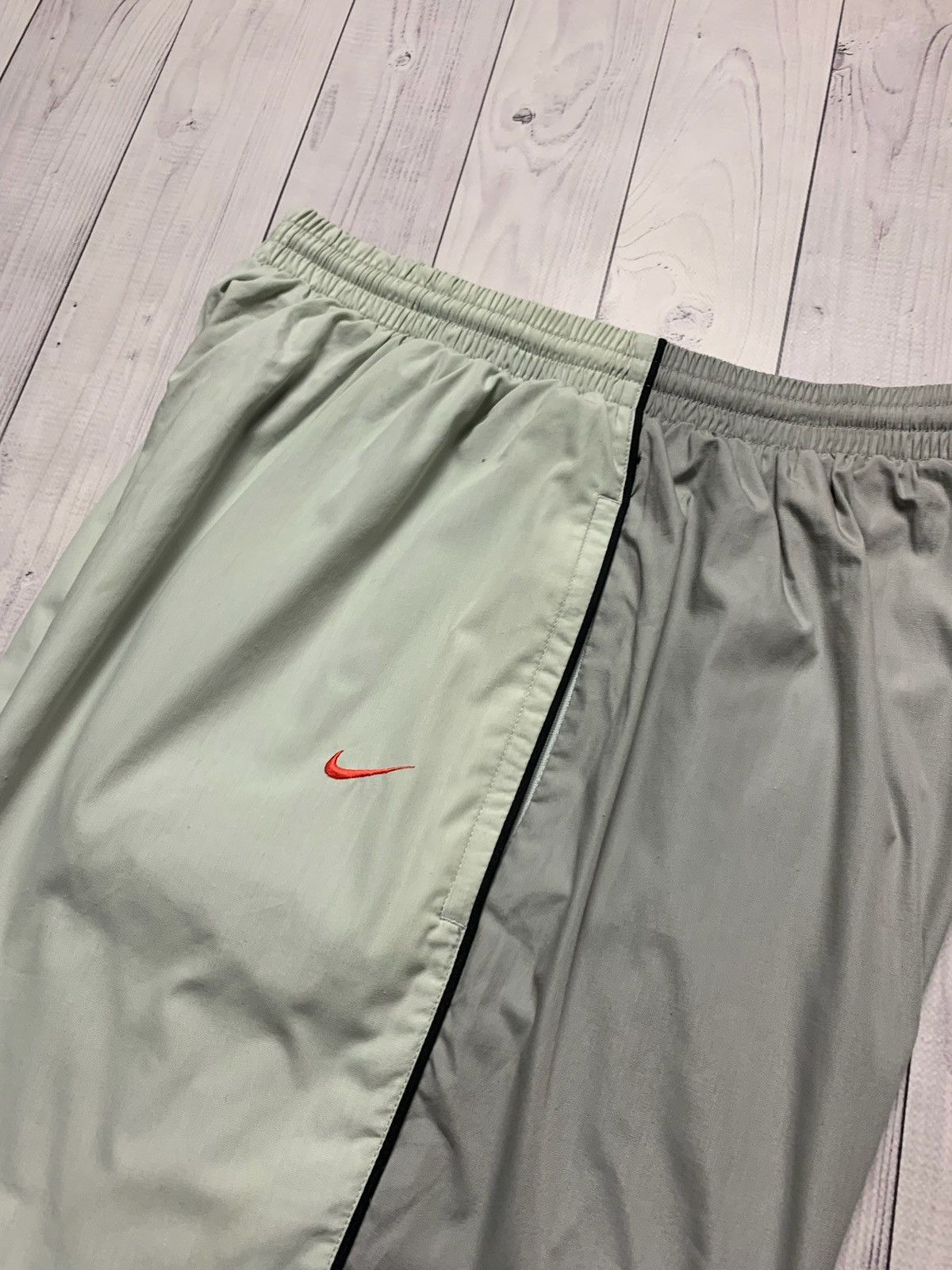 Nike × Vintage Nike vintage pants drill joggers Y2K logo size L Size US 34 / EU 50 - 3 Thumbnail