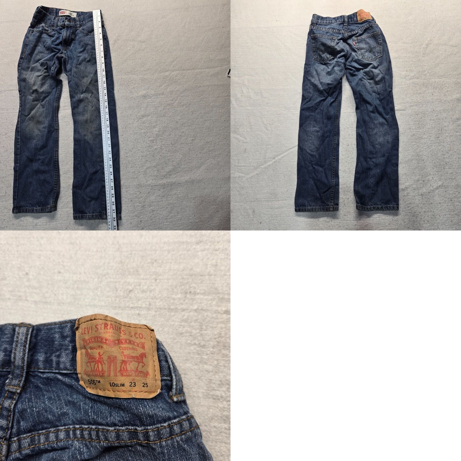 Levi's Levi's 505 Jeans Denim Pants Women Size 10 Slim Straight Adult Blue Size 32" / US 10 / IT 46 - 8 Thumbnail