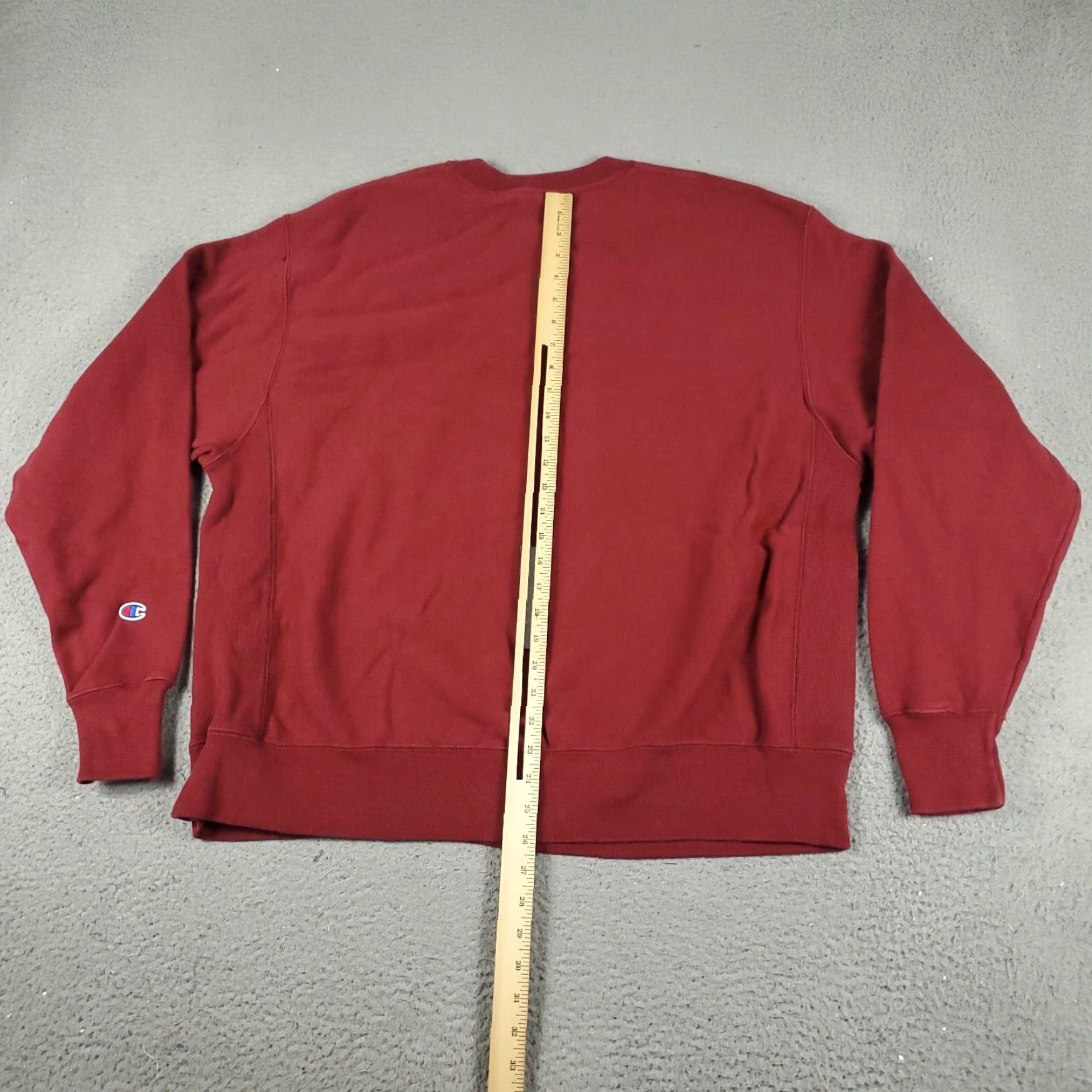 Champion Champion Womens XL Red Reverse Weave Pullover Sweatshirt Ladies Size XL / US 12-14 / IT 48-50 - 6 Thumbnail