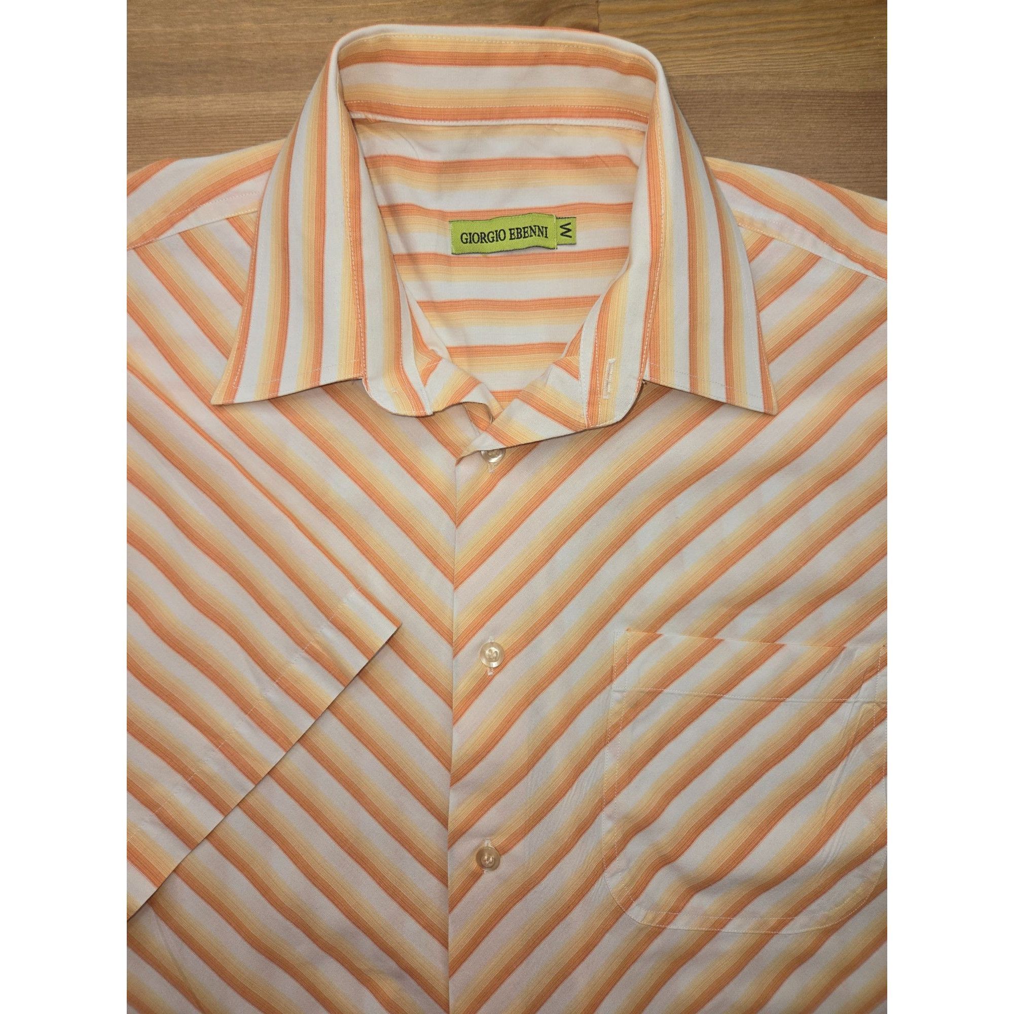 Other Giorgio Ebenni Mens Short Sleeve Striped Shirt Medium Size US M / EU 48-50 / 2 - 2 Thumbnail