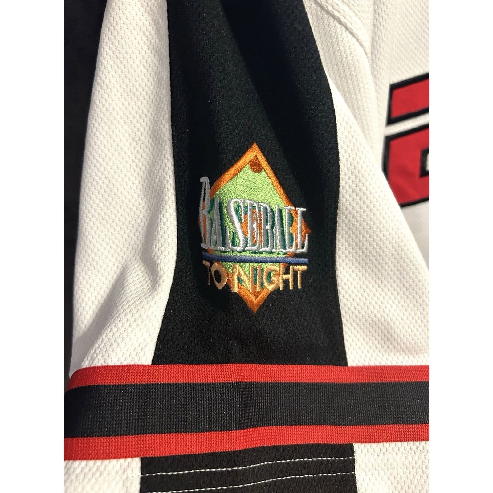 Vintage ESPN Jersey Baseball Short Sleeve Men Large White Stitch ESPN Zone #79 Size US L / EU 52-54 / 3 - 5 Thumbnail